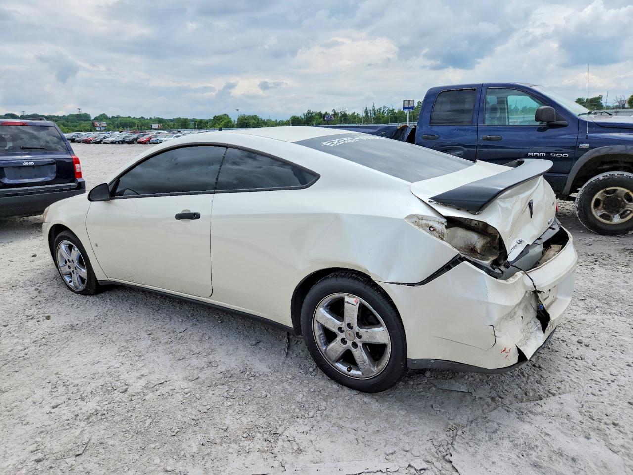 2008 Pontiac G6 Gt White vin: 1G2ZH17N684175398