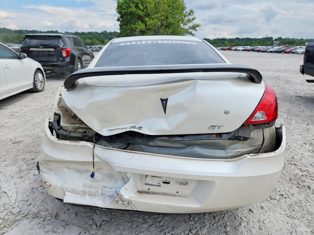 2008 Pontiac G6 Gt White vin: 1G2ZH17N684175398