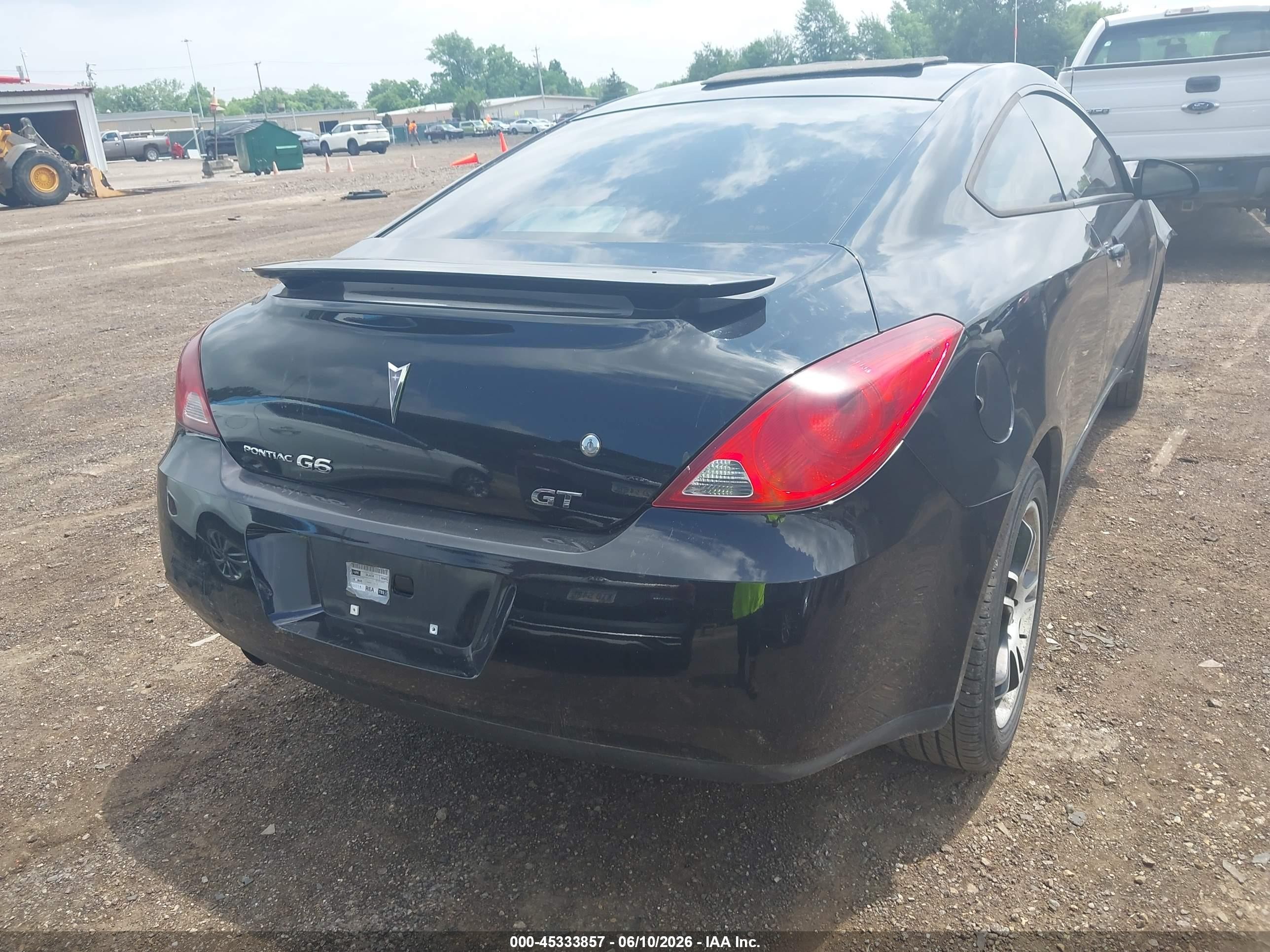 2007 Pontiac G6 Gt Black vin: 1G2ZH18N274235562