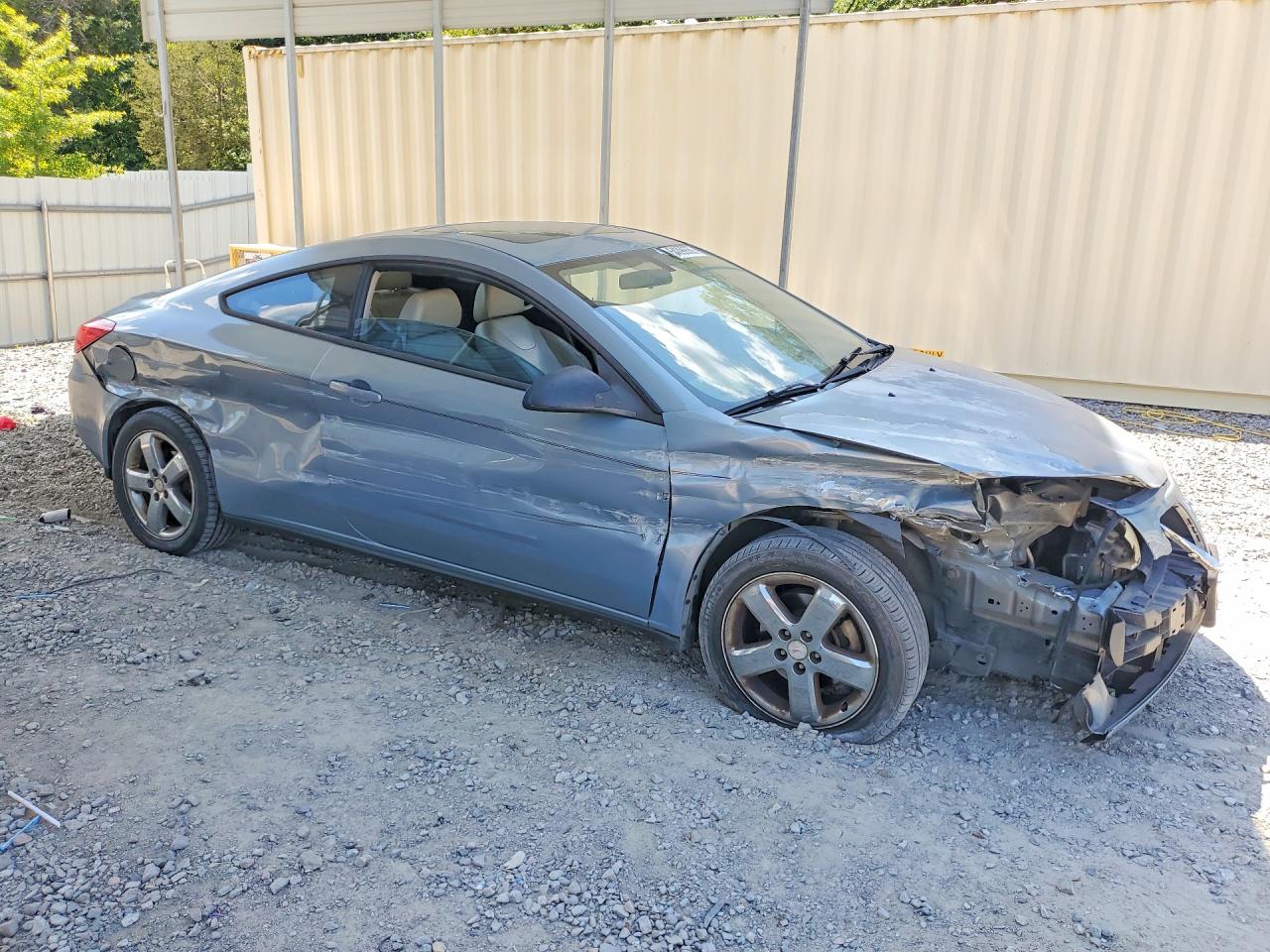 2007 Pontiac G6 Gray vin: 1G2ZH18N974265836