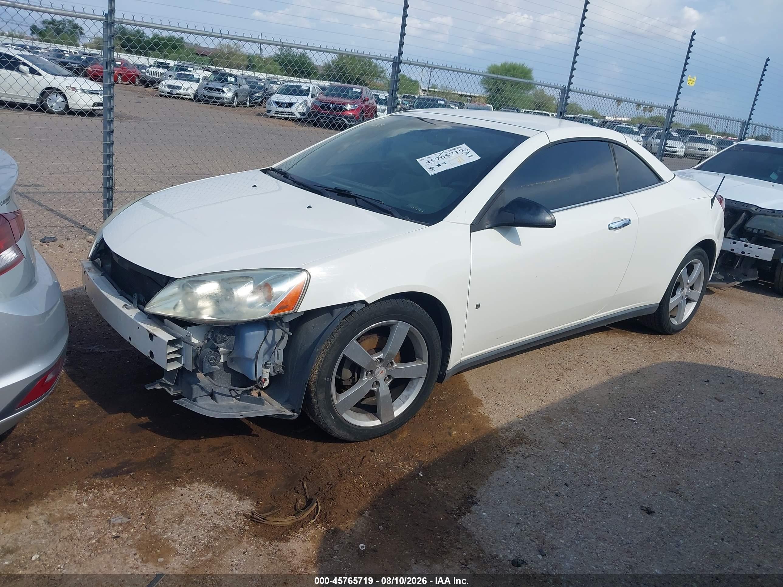2007 Pontiac G6 Gt White vin: 1G2ZH351174243617