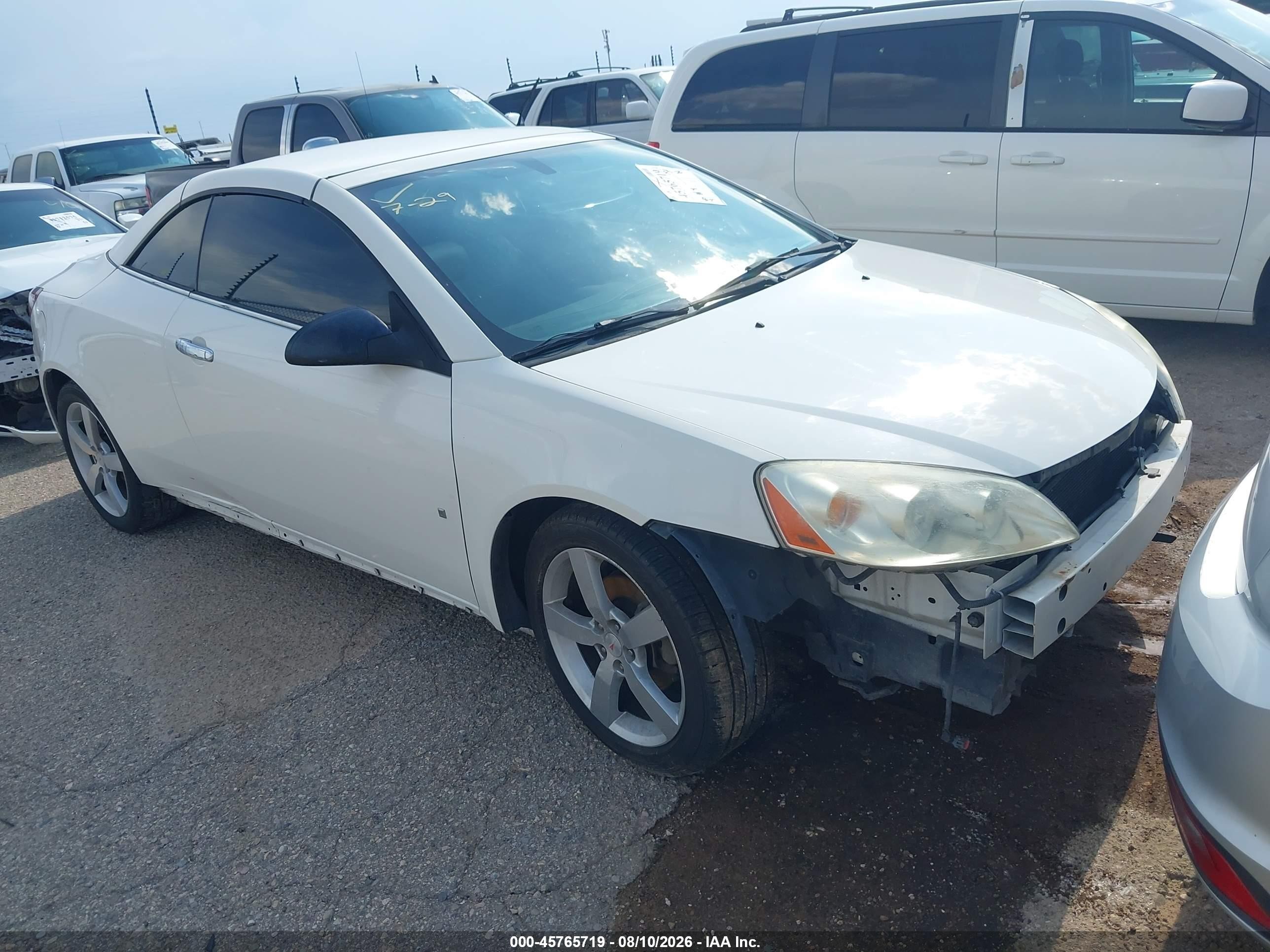 2007 Pontiac G6 Gt White vin: 1G2ZH351174243617