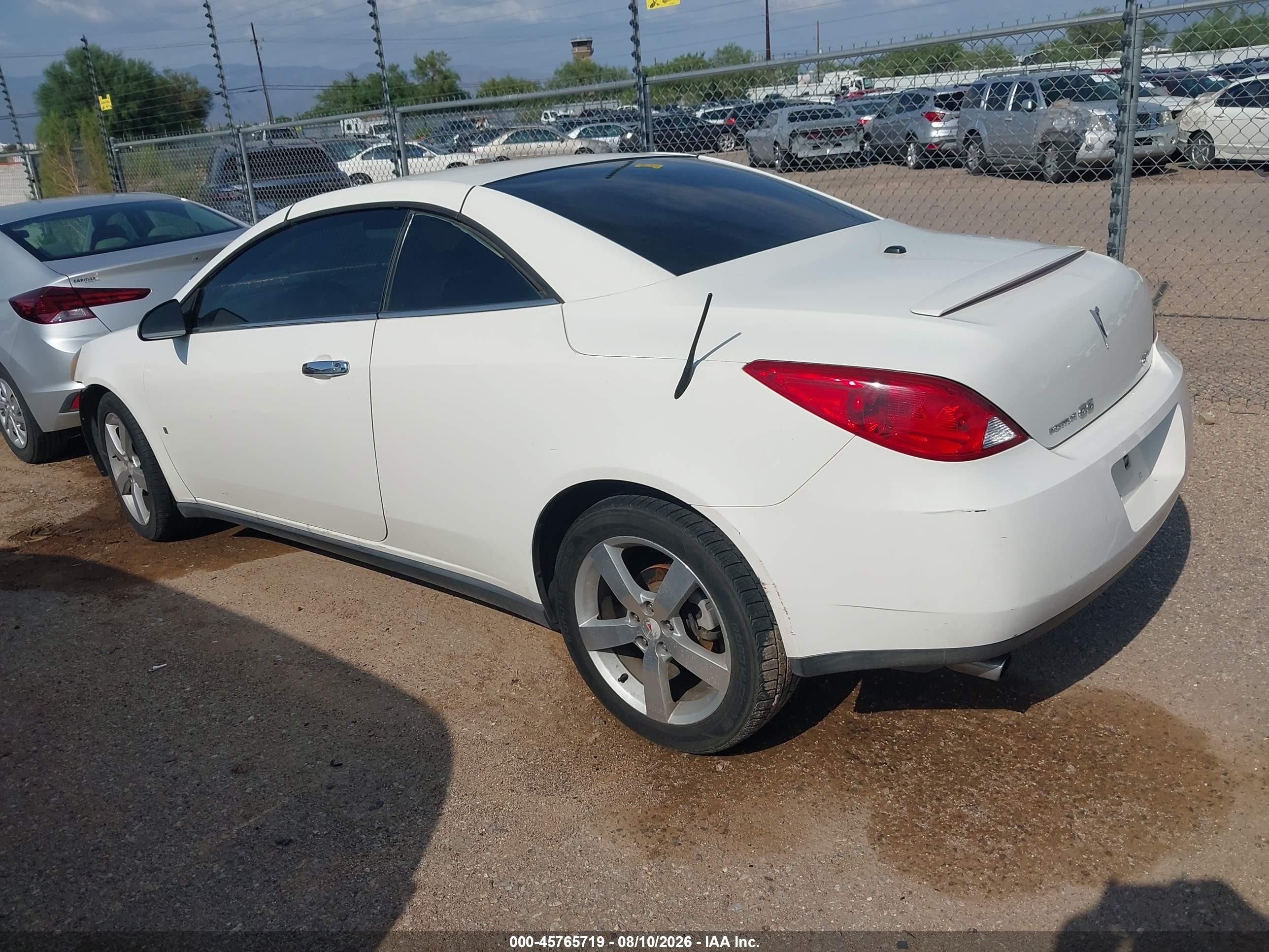 2007 Pontiac G6 Gt White vin: 1G2ZH351174243617
