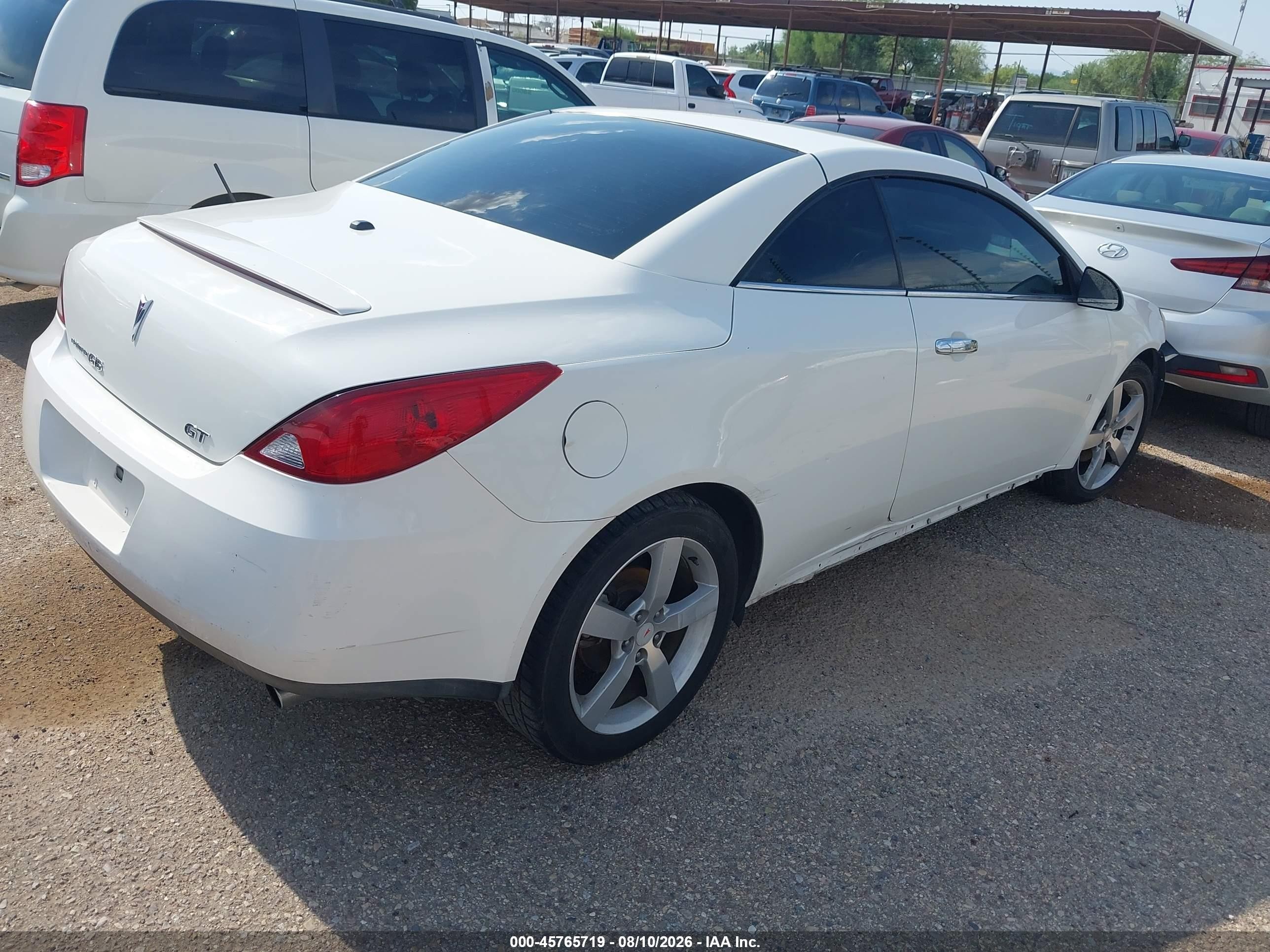 2007 Pontiac G6 Gt White vin: 1G2ZH351174243617