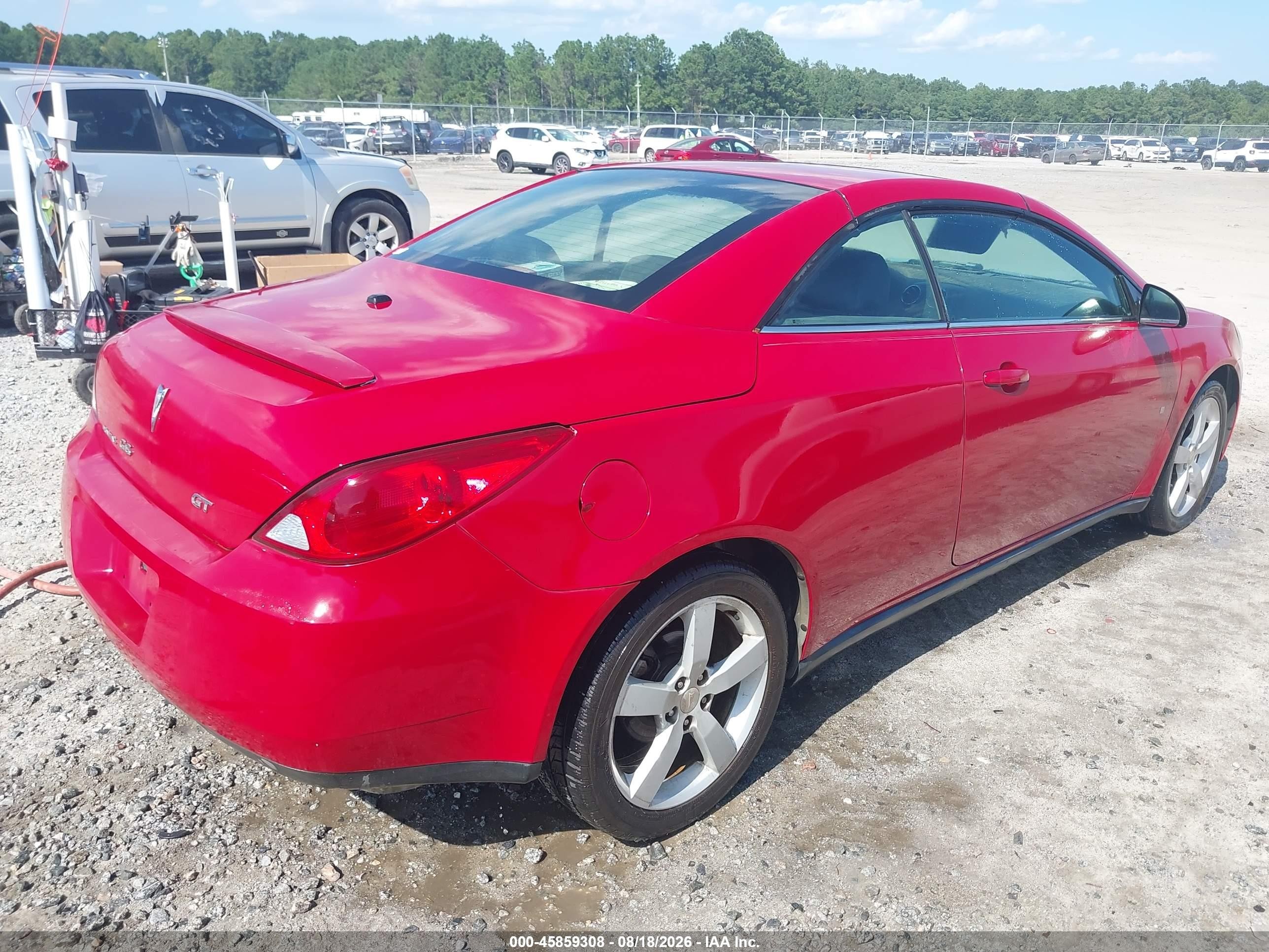 2007 Pontiac G6 Gt Красный vin: 1G2ZH35N974170550