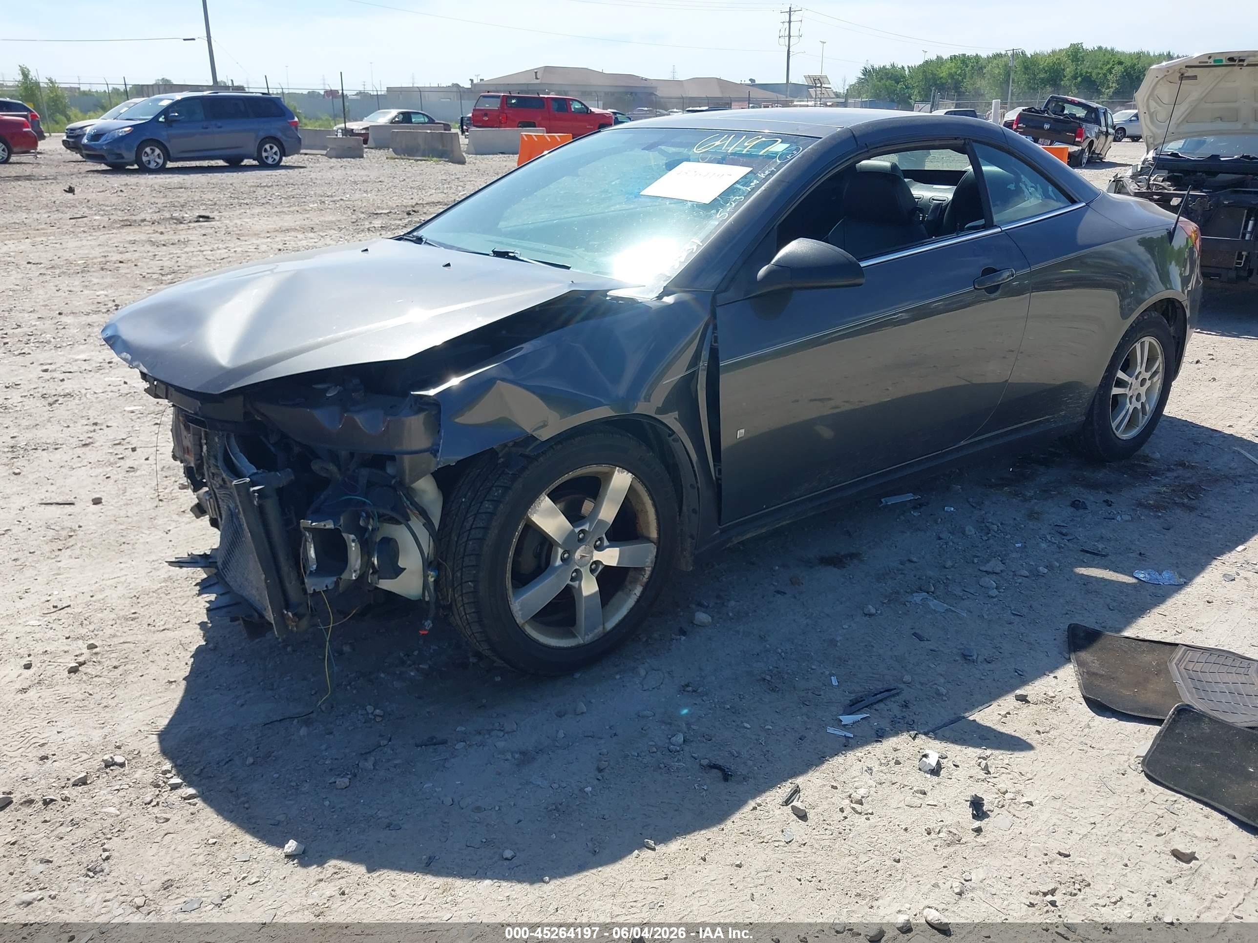 2007 Pontiac G6 Gt Gray vin: 1G2ZH361074132183