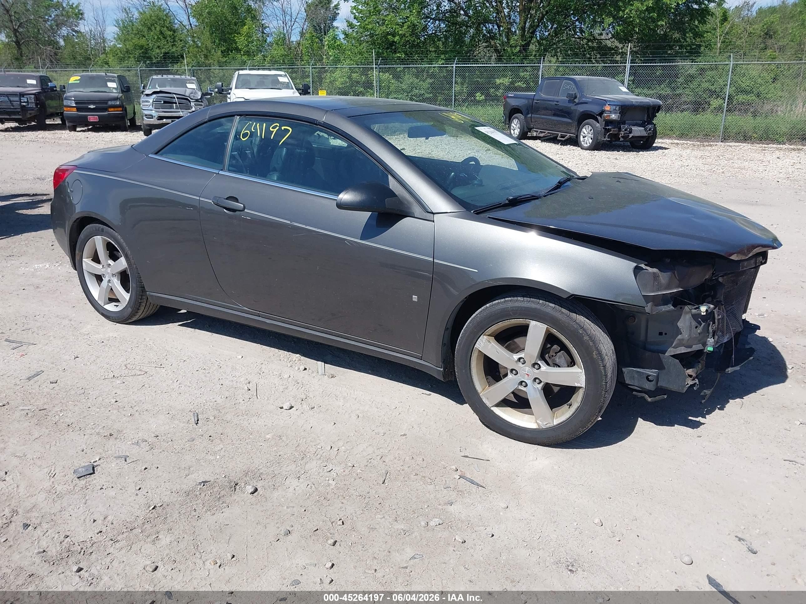 2007 Pontiac G6 Gt Gray vin: 1G2ZH361074132183