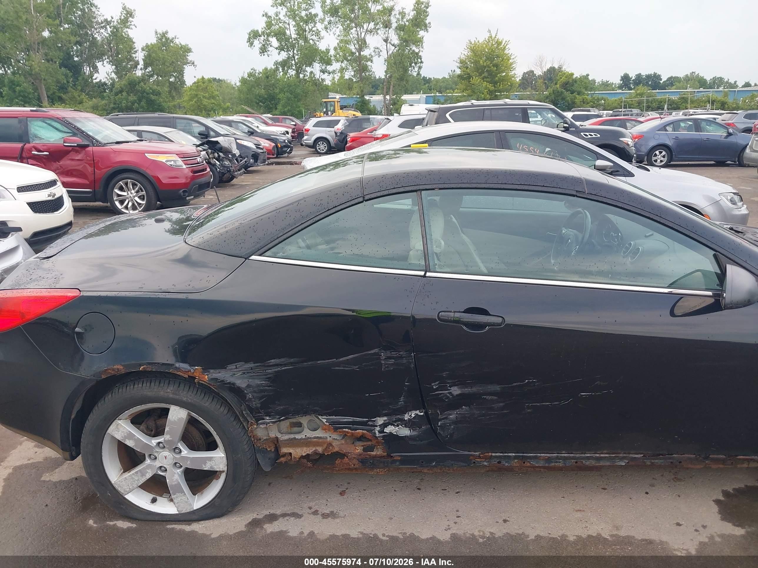 2007 Pontiac G6 Gt Black vin: 1G2ZH361074261279