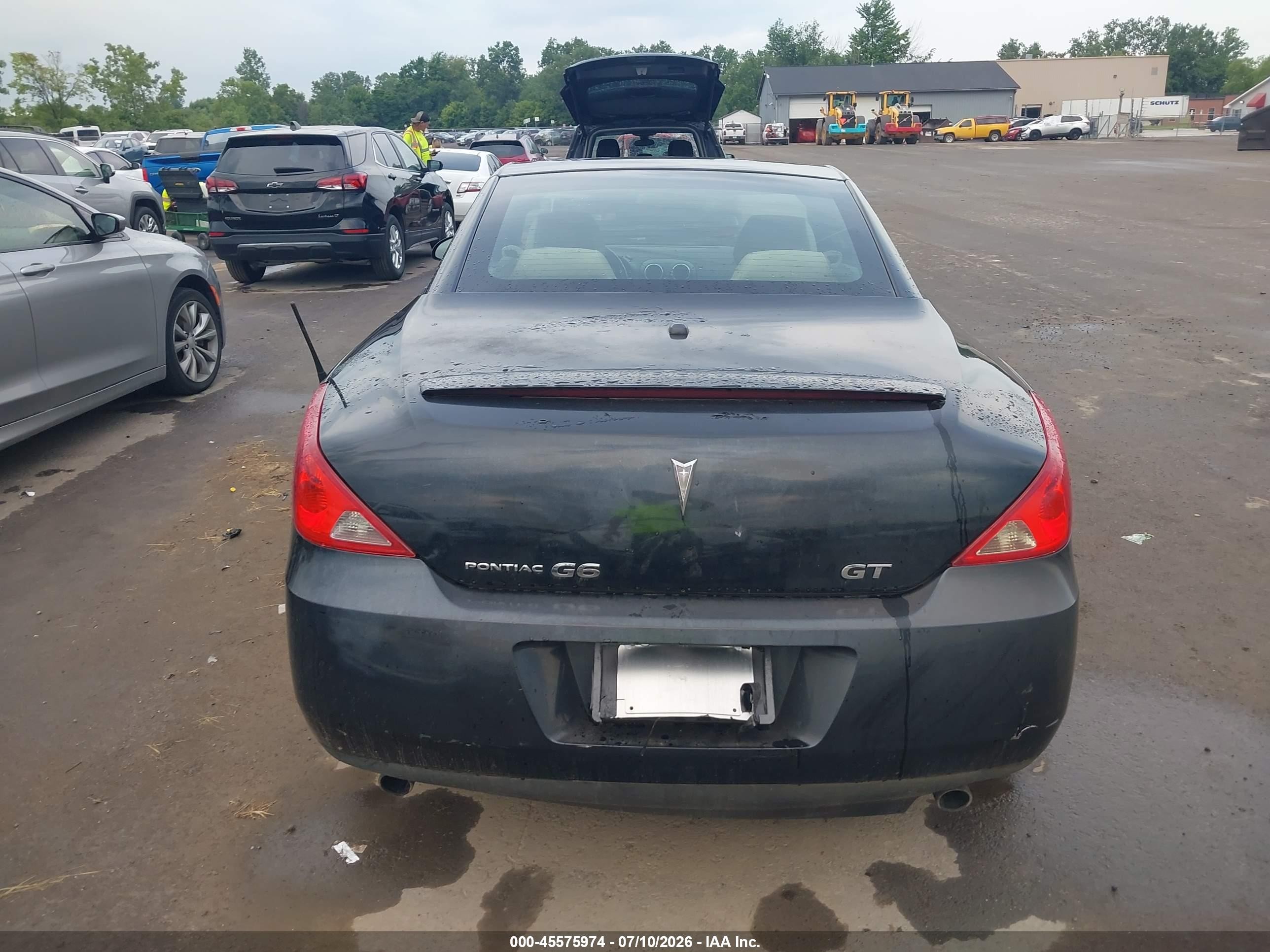 2007 Pontiac G6 Gt Black vin: 1G2ZH361074261279