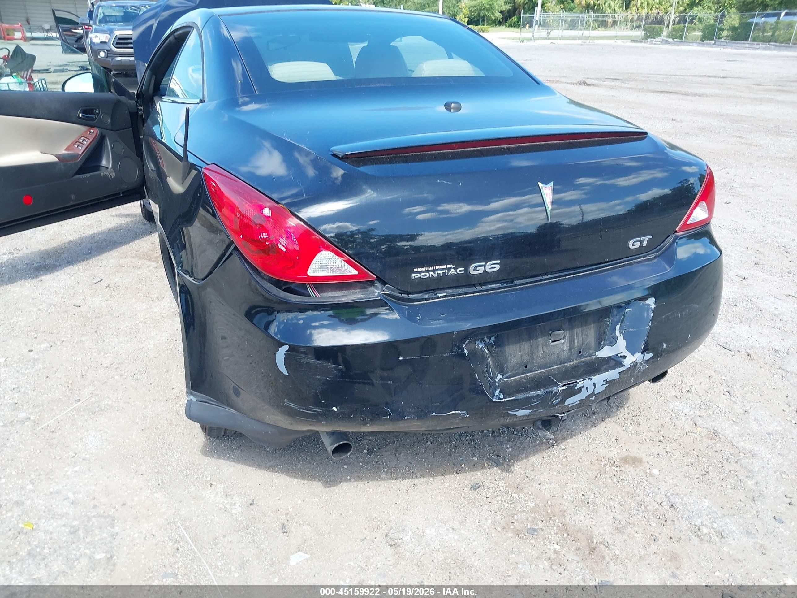 2007 Pontiac G6 Gt Черный vin: 1G2ZH361274162205