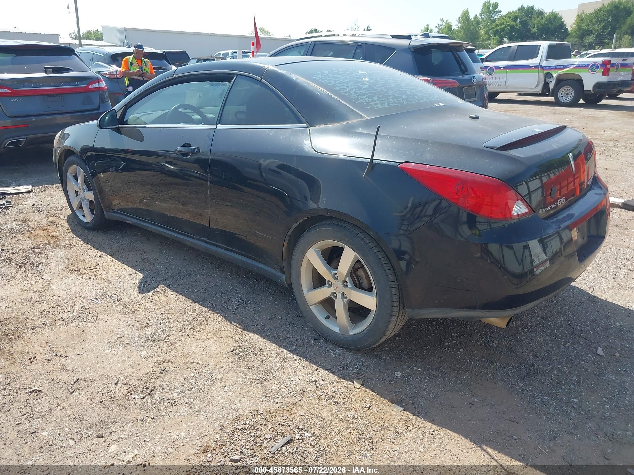 2007 Pontiac G6 Gt Black vin: 1G2ZH361374264175