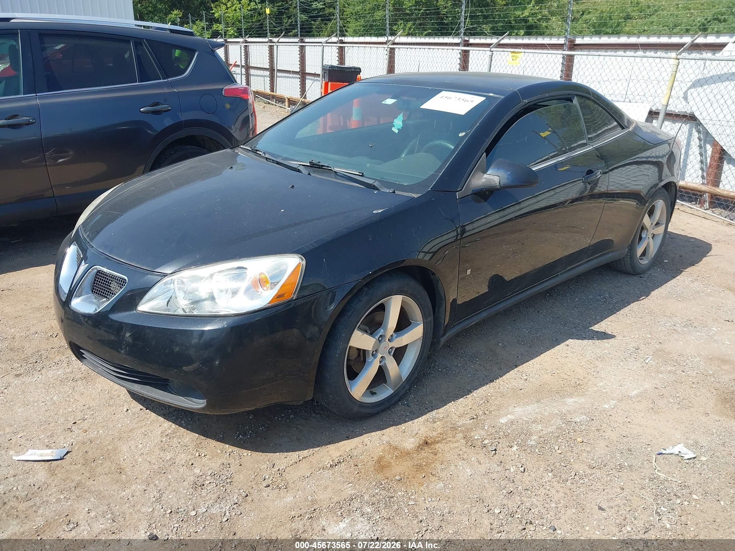 2007 Pontiac G6 Gt Black vin: 1G2ZH361374264175