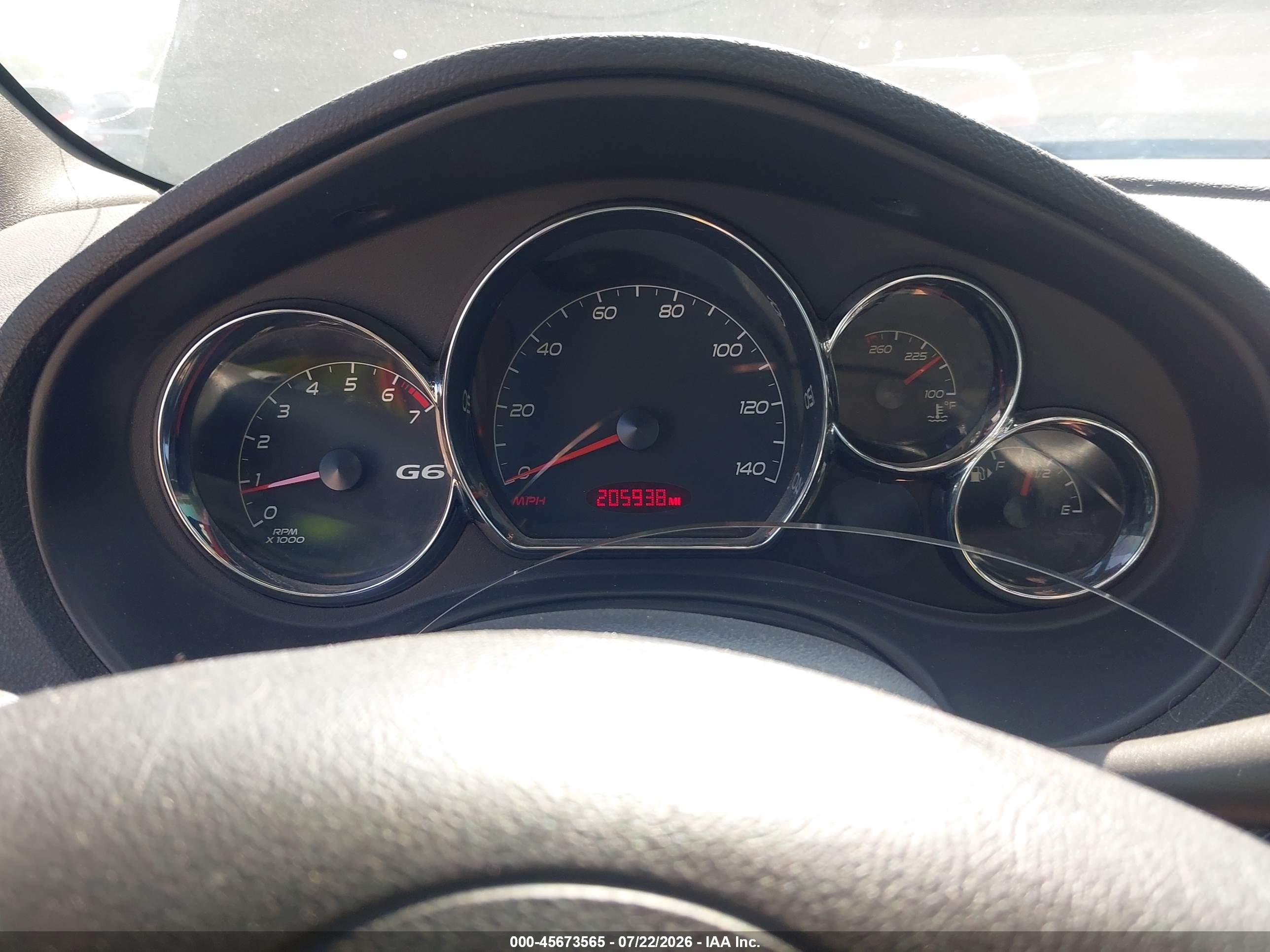 2007 Pontiac G6 Gt Black vin: 1G2ZH361374264175