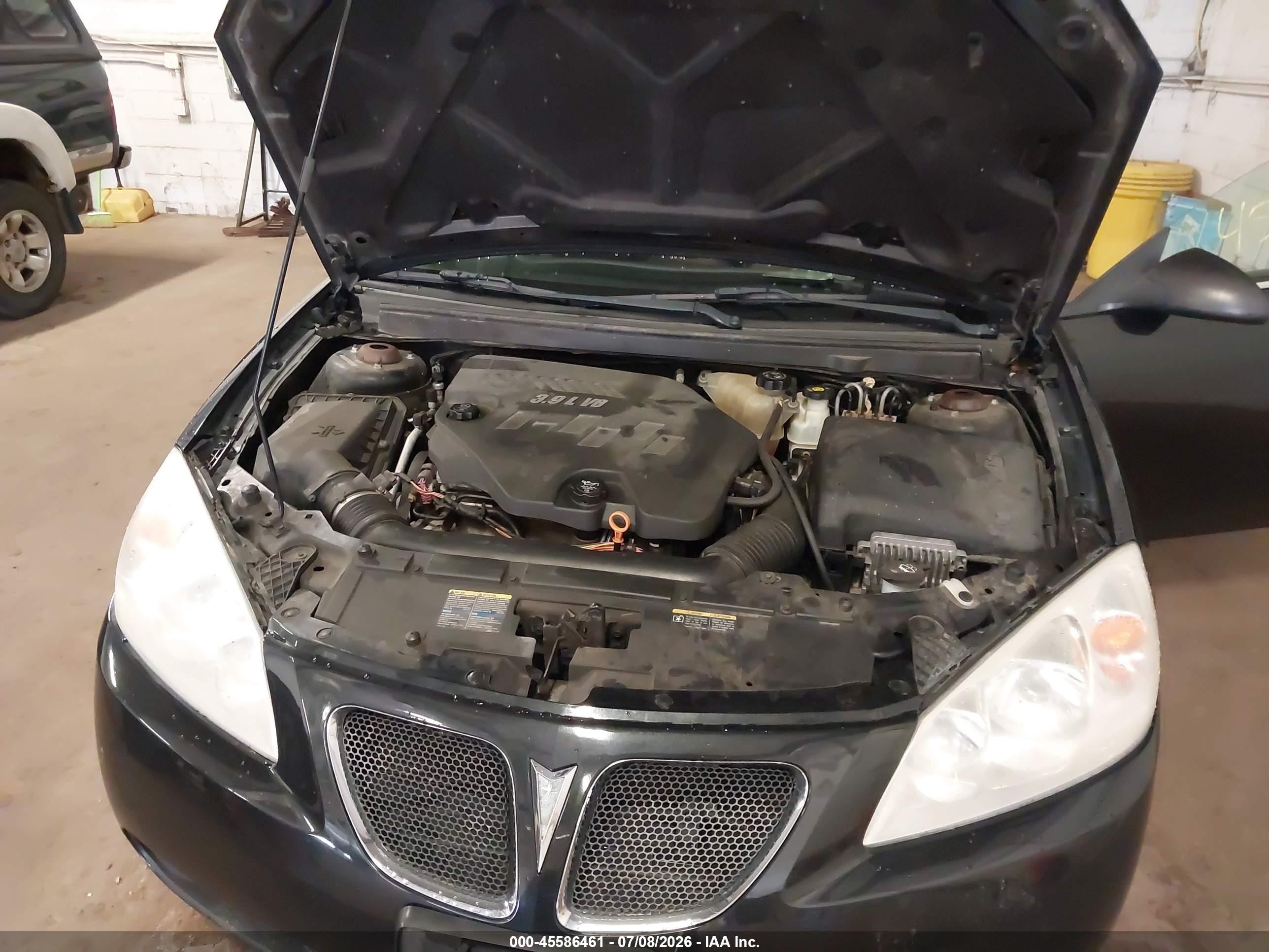2008 Pontiac G6 Gt Black vin: 1G2ZH361384305504