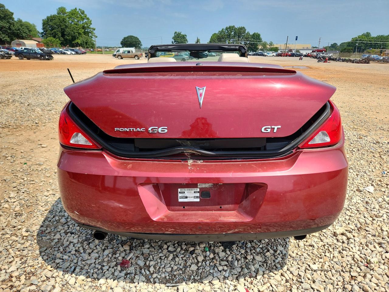 2008 Pontiac G6 Gt Красный vin: 1G2ZH361584238940