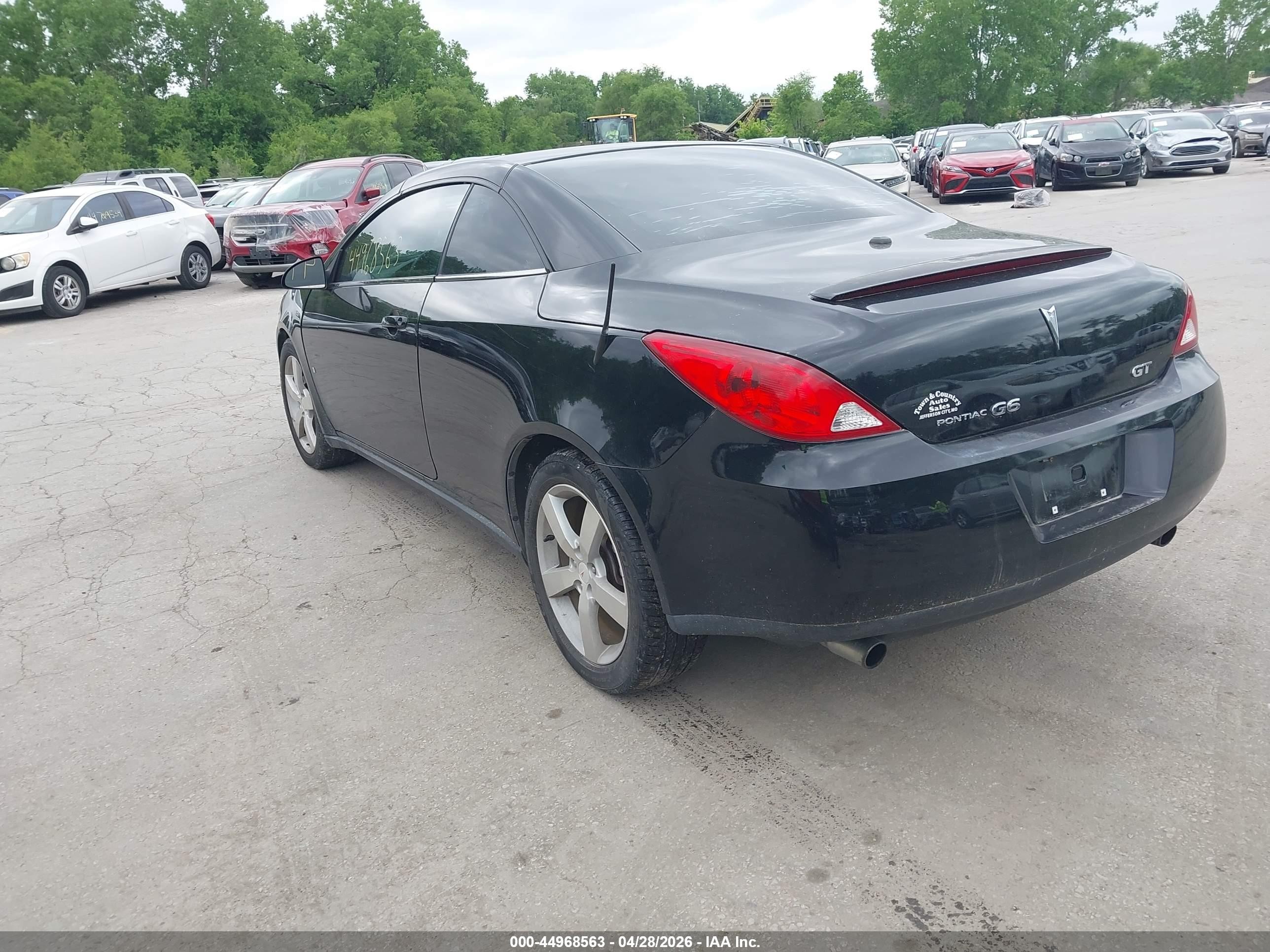 2007 Pontiac G6 Gt Black vin: 1G2ZH361674152129