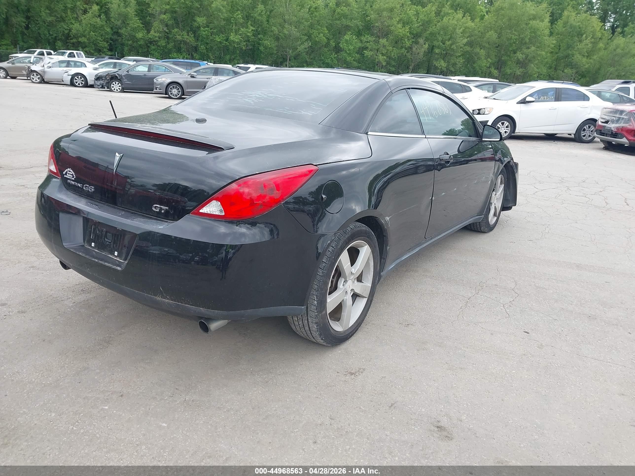 2007 Pontiac G6 Gt Black vin: 1G2ZH361674152129