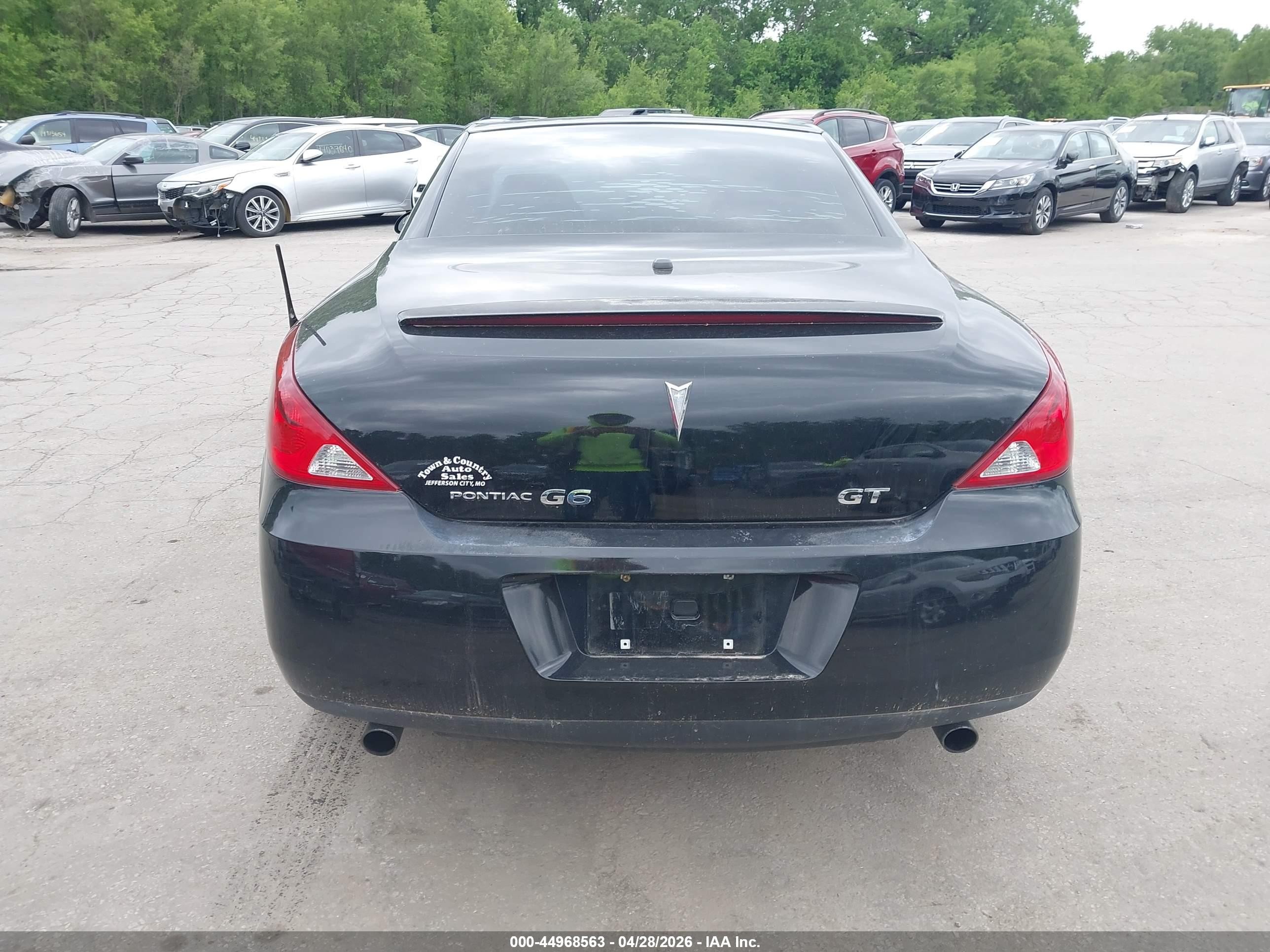 2007 Pontiac G6 Gt Black vin: 1G2ZH361674152129