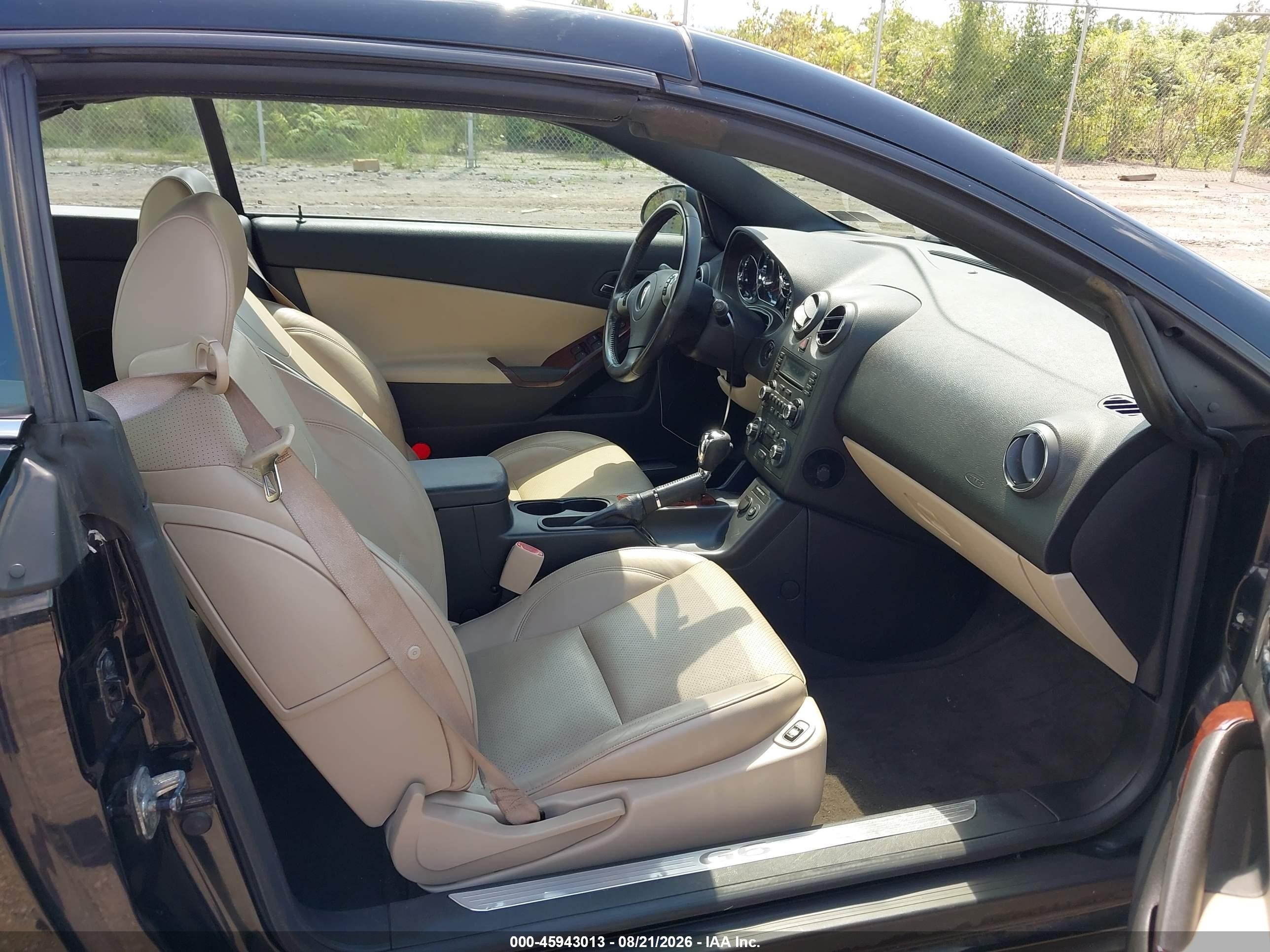 2007 Pontiac G6 Gt Черный vin: 1G2ZH361774251350