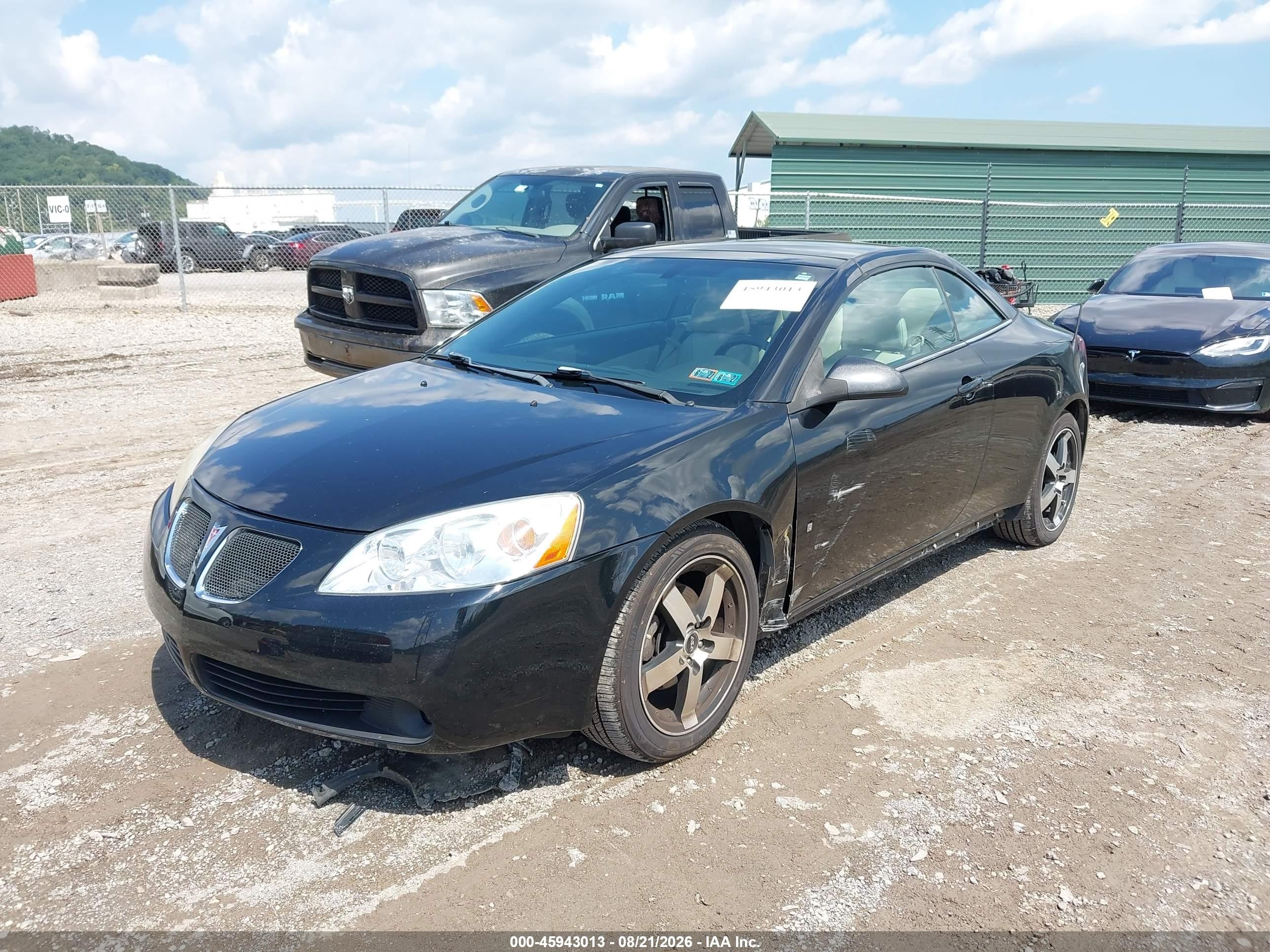 2007 Pontiac G6 Gt Черный vin: 1G2ZH361774251350