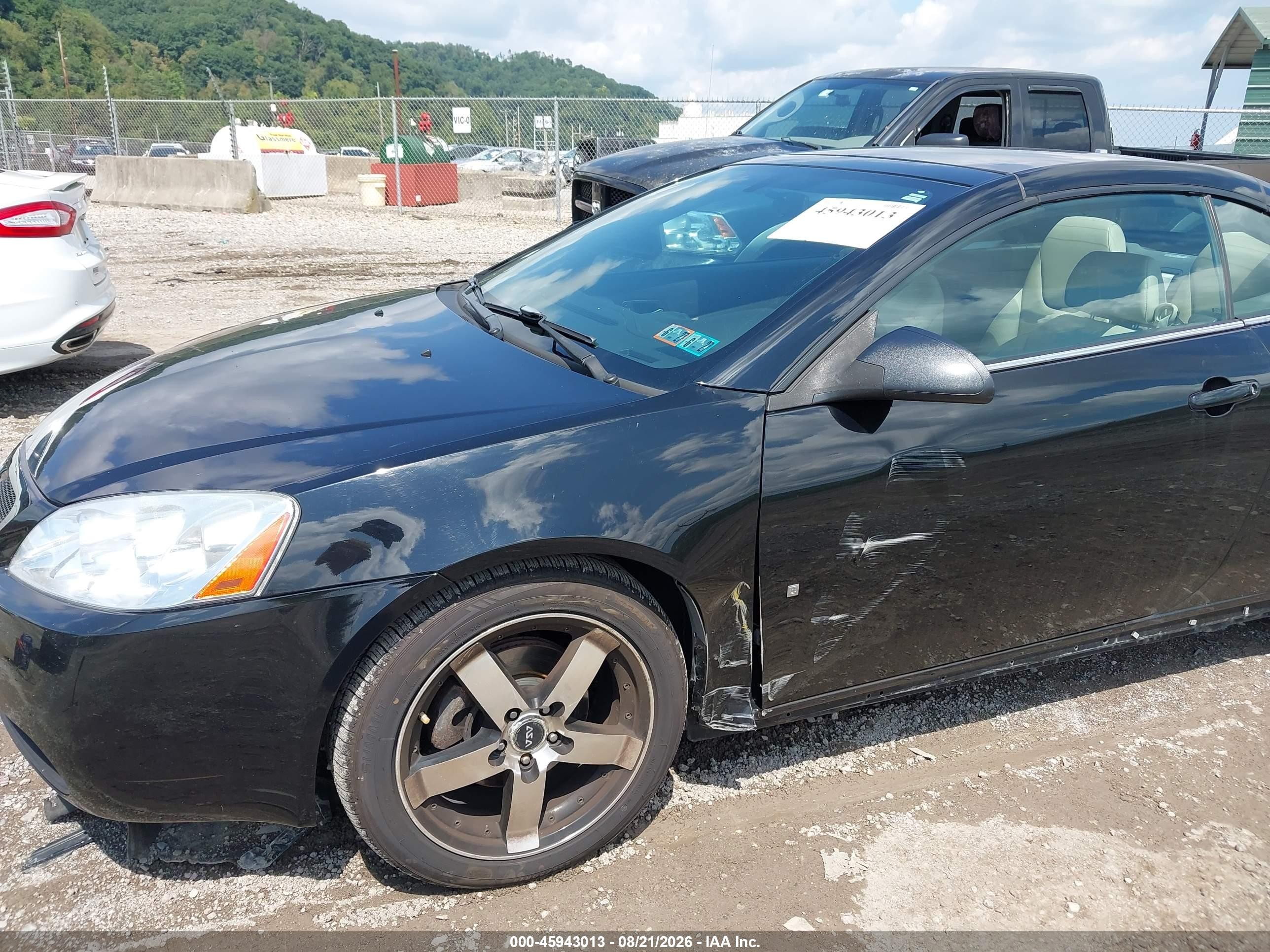 2007 Pontiac G6 Gt Черный vin: 1G2ZH361774251350