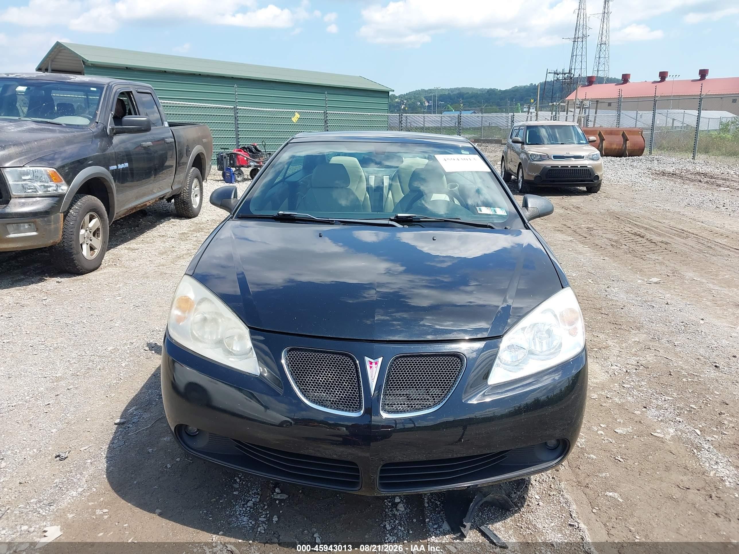 2007 Pontiac G6 Gt Черный vin: 1G2ZH361774251350
