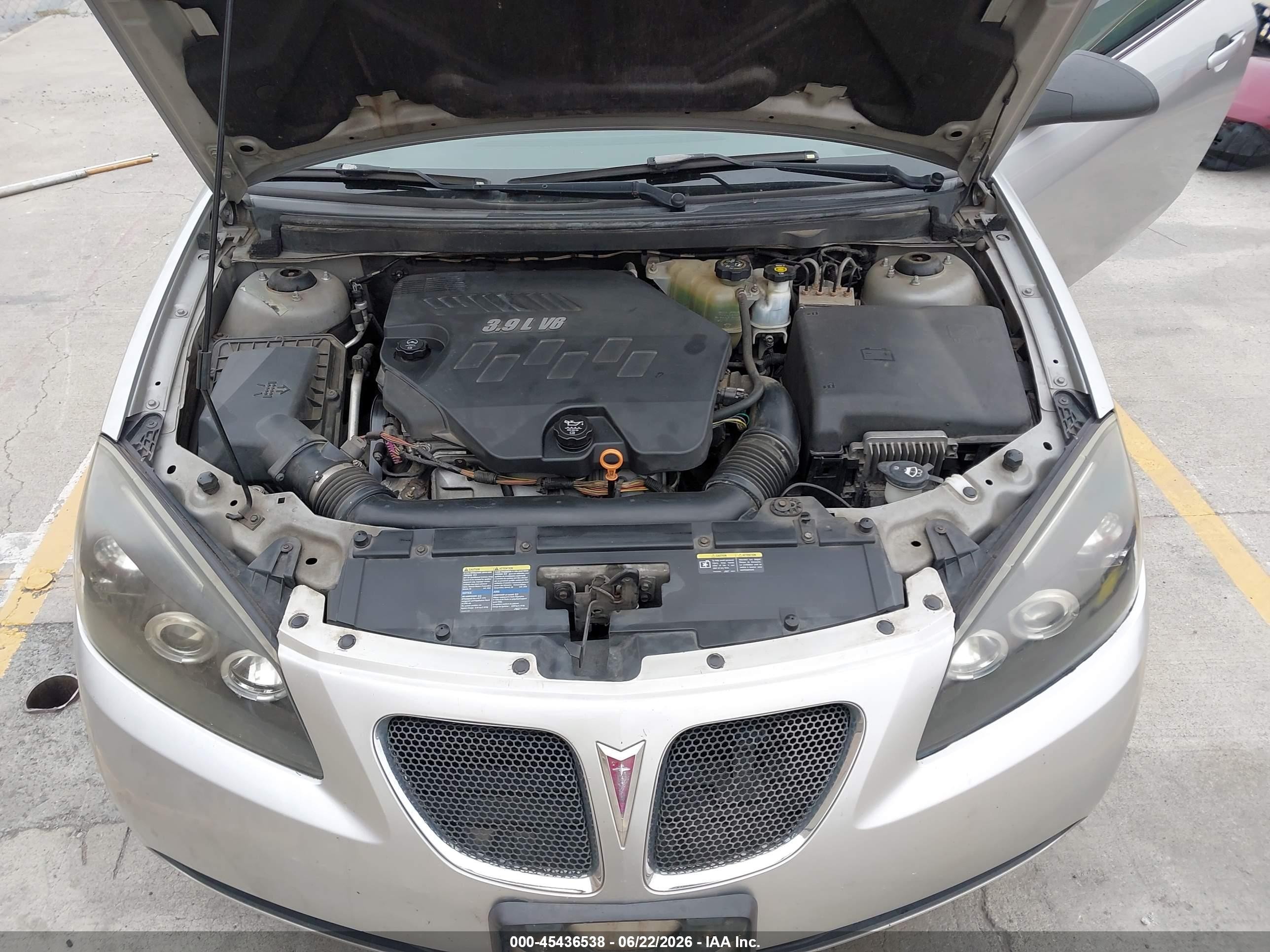 2008 Pontiac G6 Gt Silver vin: 1G2ZH361784270854
