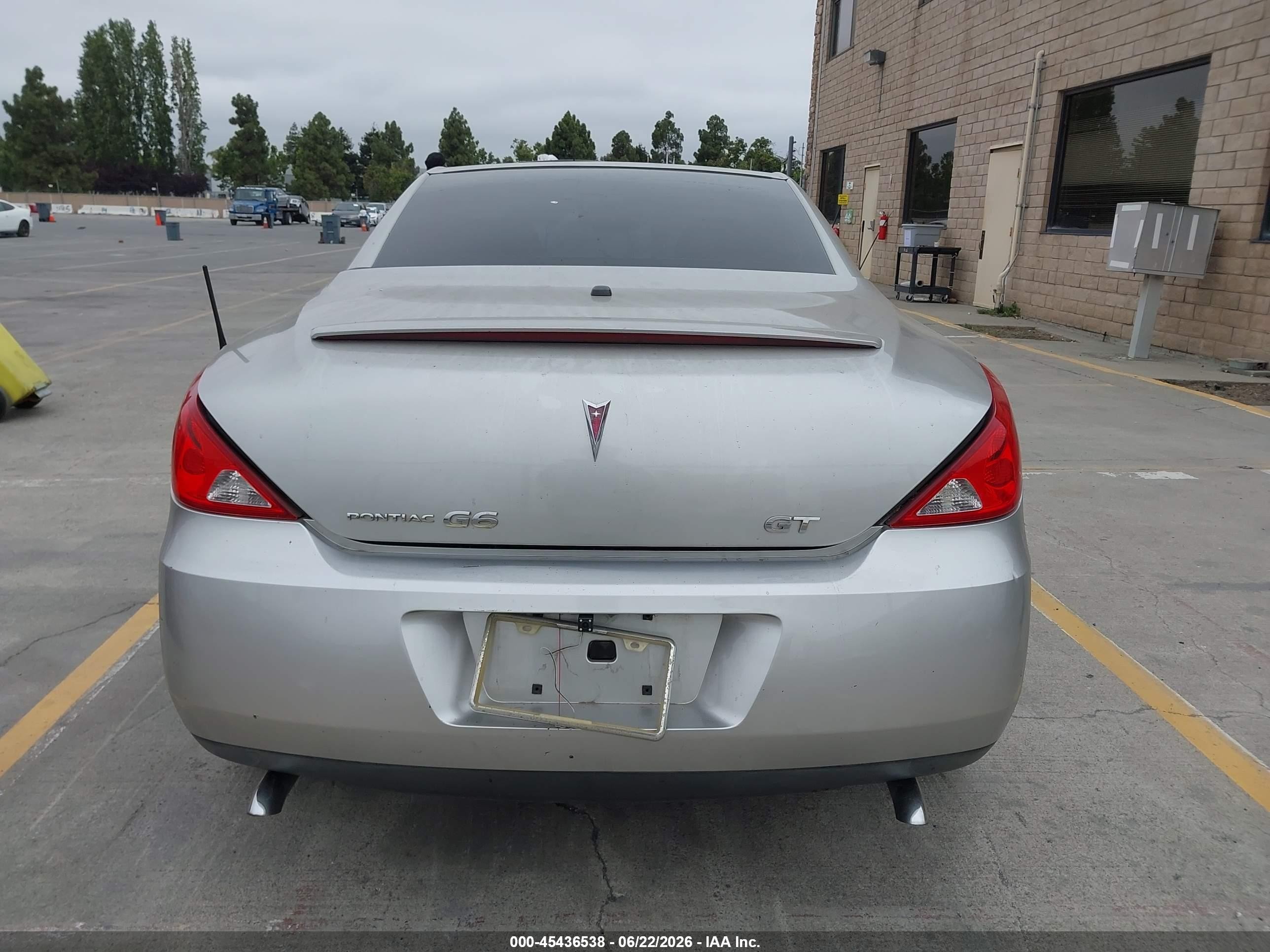 2008 Pontiac G6 Gt Silver vin: 1G2ZH361784270854