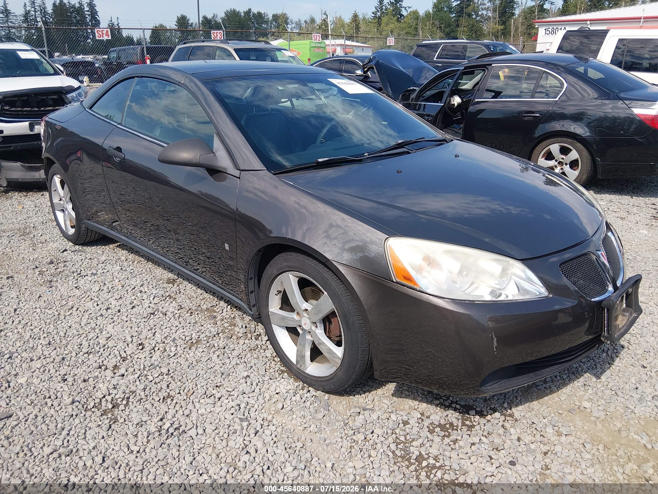 2007 Pontiac G6 Gt Gray vin: 1G2ZH361974183312