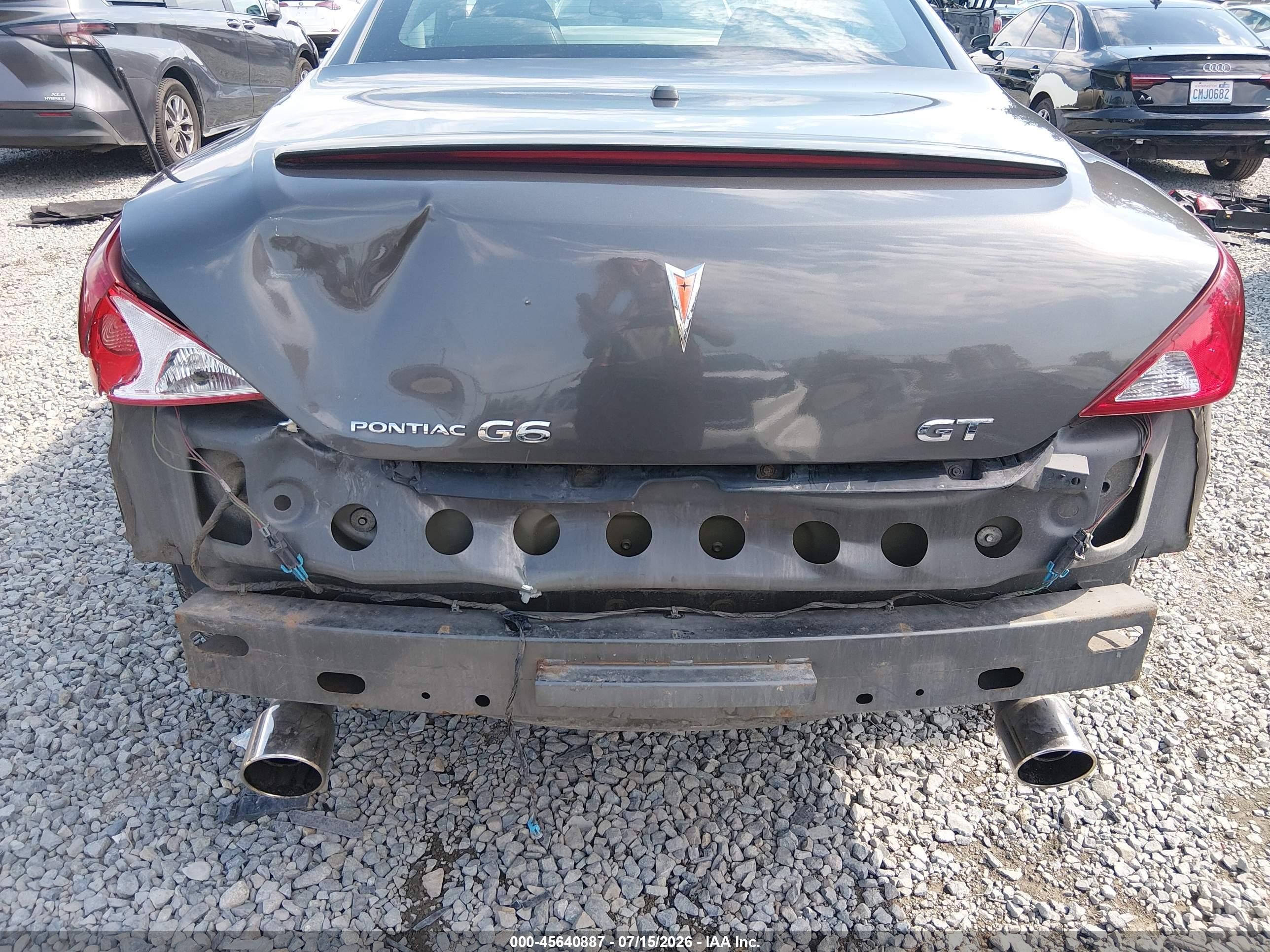 2007 Pontiac G6 Gt Серый vin: 1G2ZH361974183312