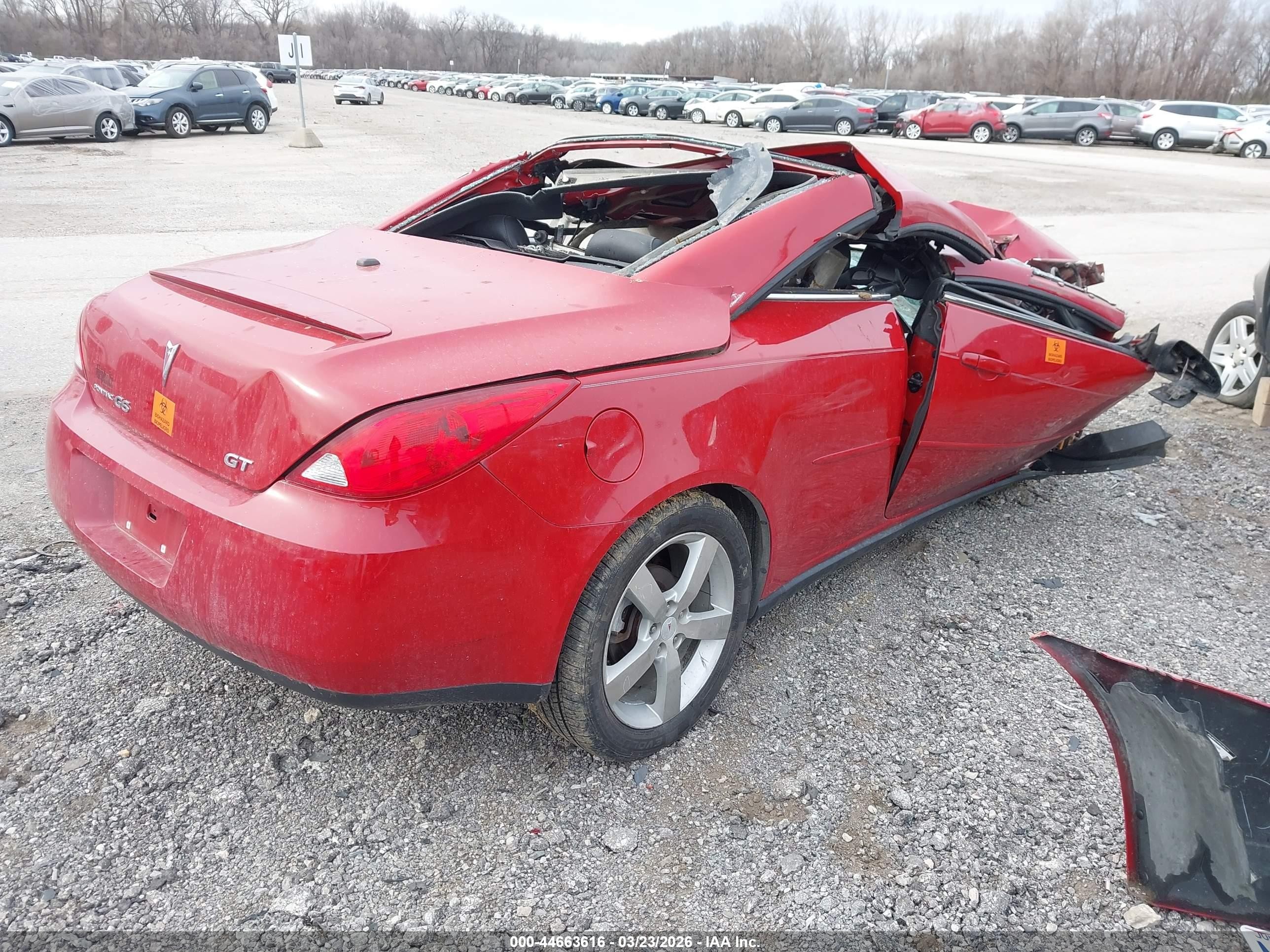 2006 Pontiac G6 Gt Red vin: 1G2ZH368064292673
