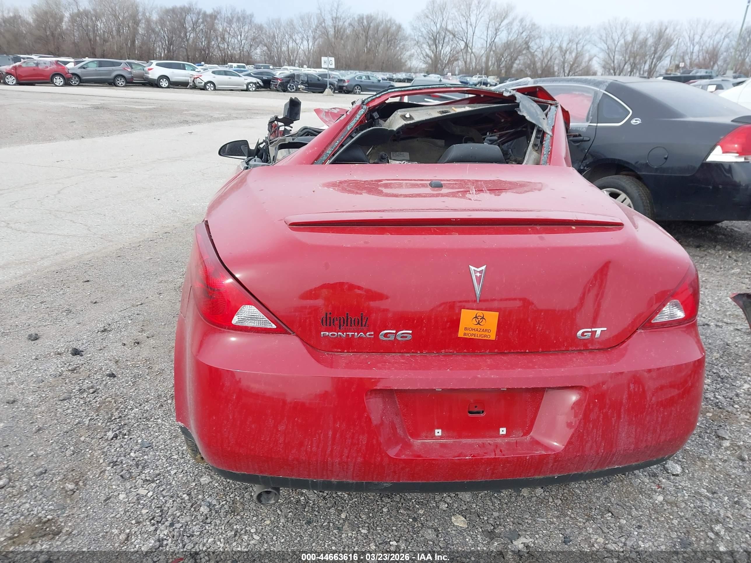 2006 Pontiac G6 Gt Red vin: 1G2ZH368064292673