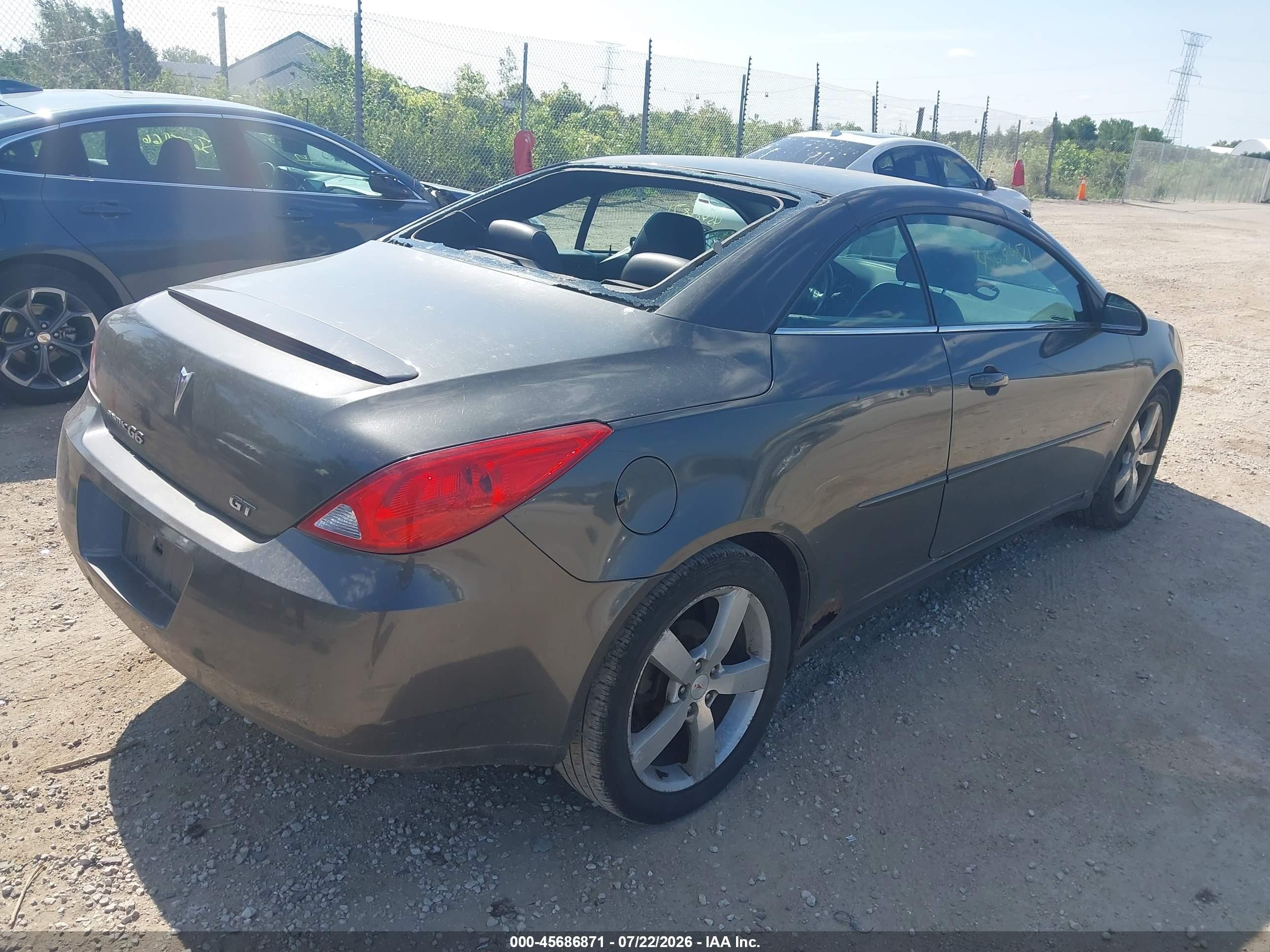 2006 Pontiac G6 Gt Gray vin: 1G2ZH368664282813