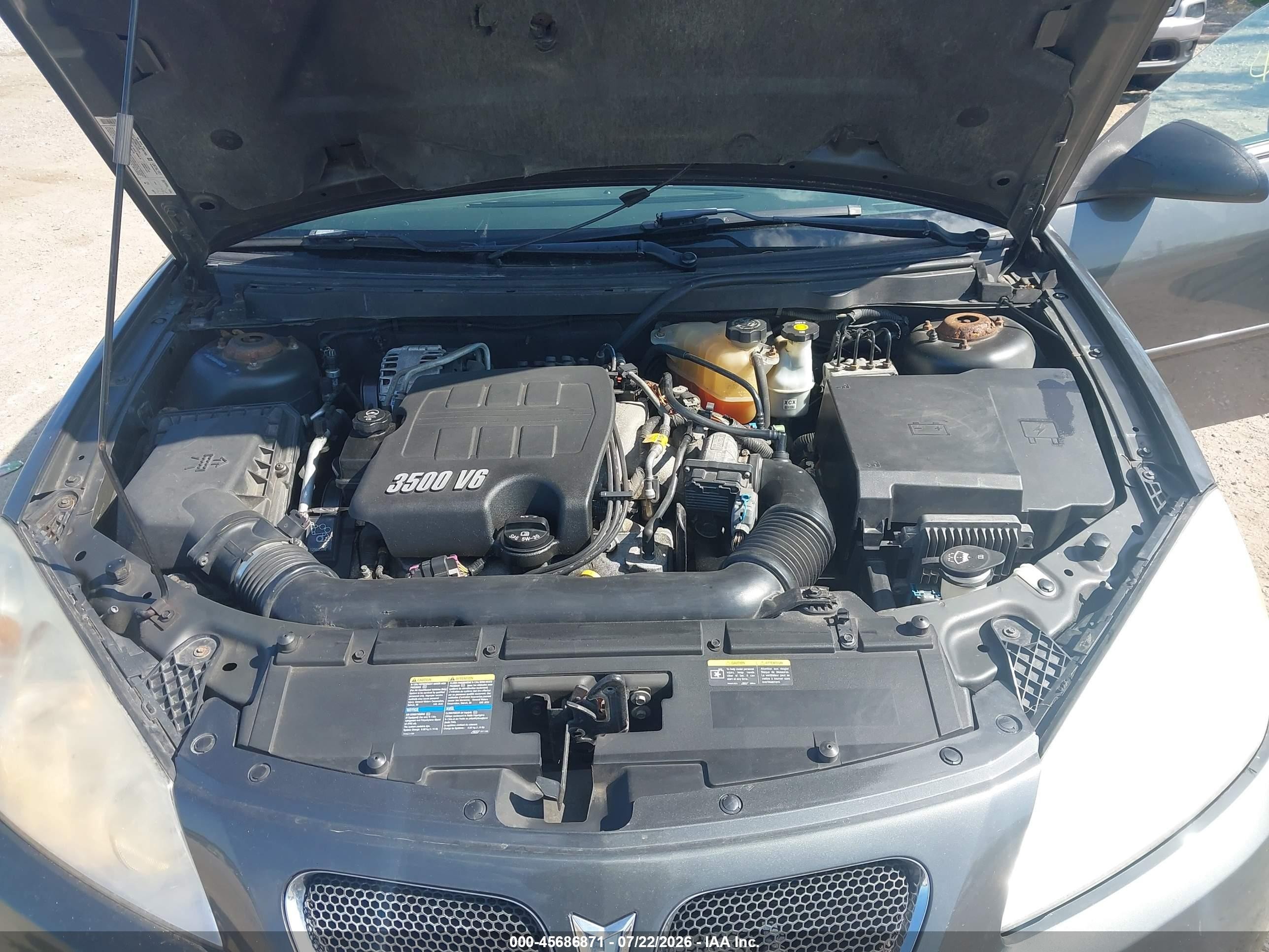 2006 Pontiac G6 Gt Gray vin: 1G2ZH368664282813