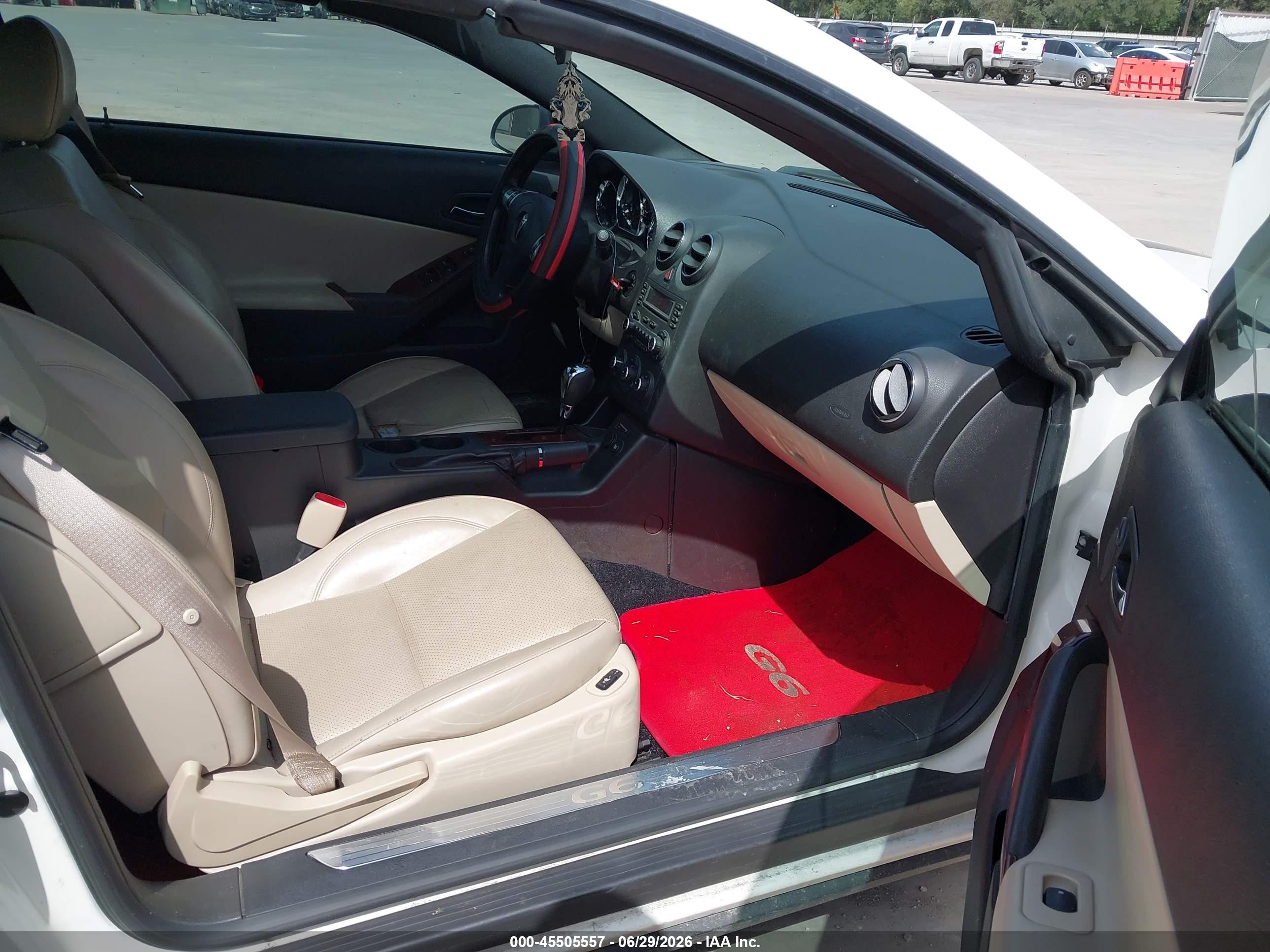 2007 Pontiac G6 Gt White vin: 1G2ZH36N174163672