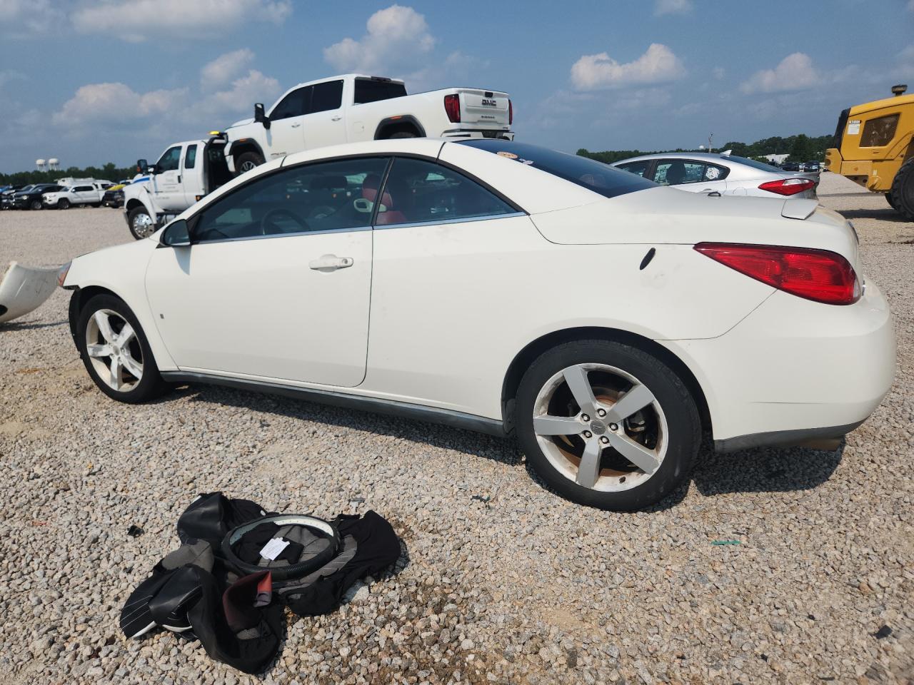 2007 Pontiac G6 Gt White vin: 1G2ZH36N274155659