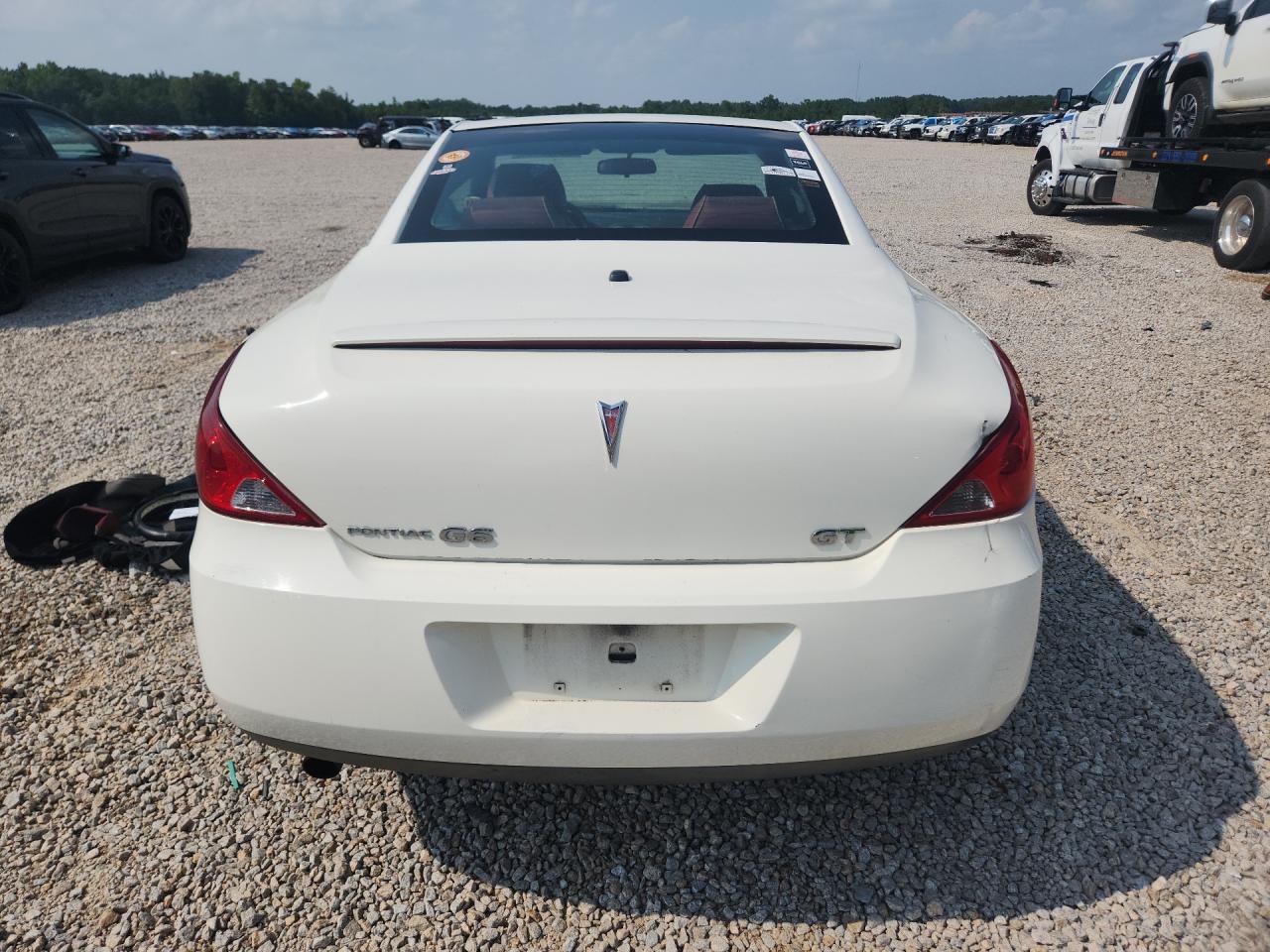 2007 Pontiac G6 Gt White vin: 1G2ZH36N274155659