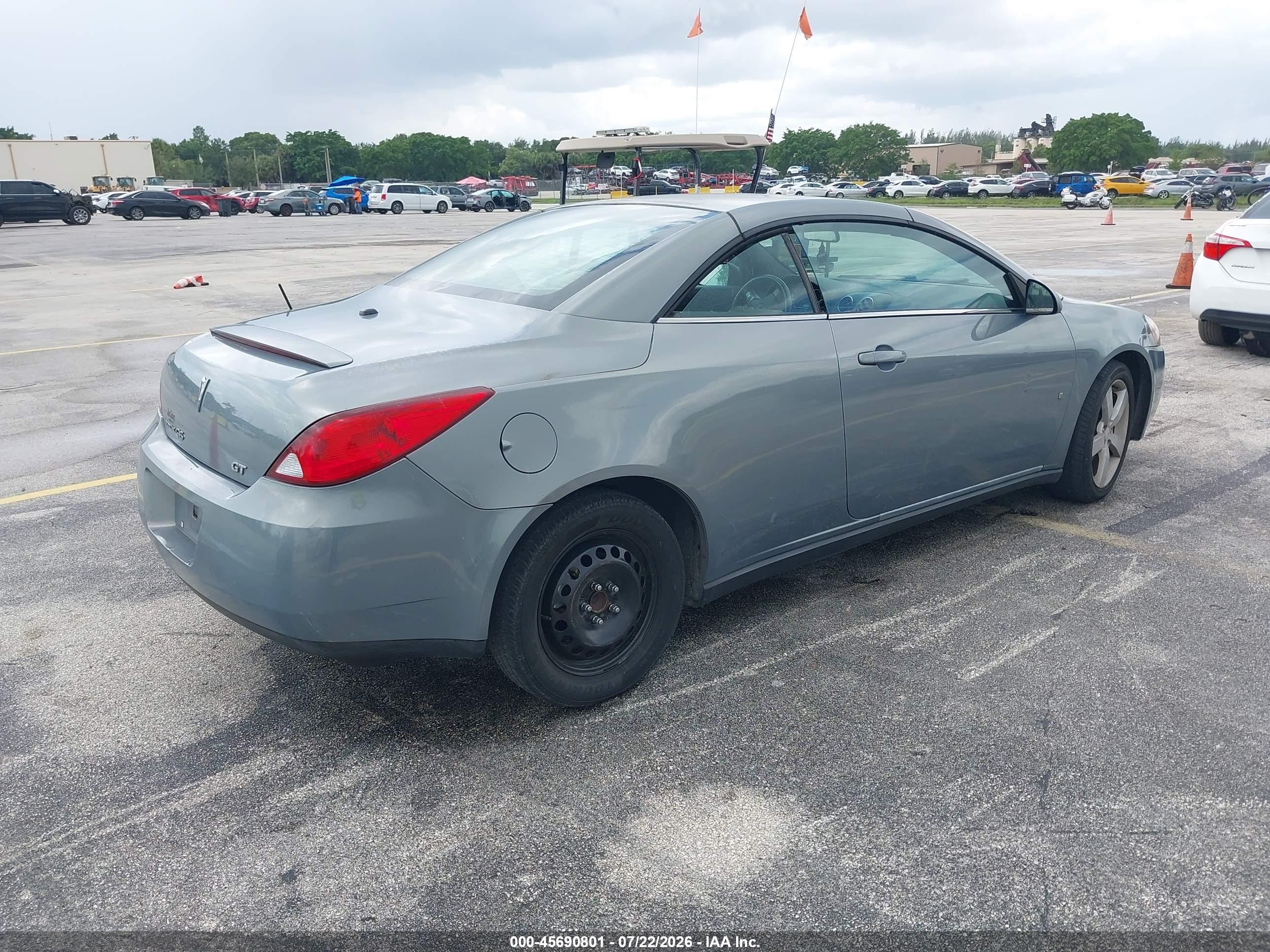 2007 Pontiac G6 Gt Gray vin: 1G2ZH36N274183333