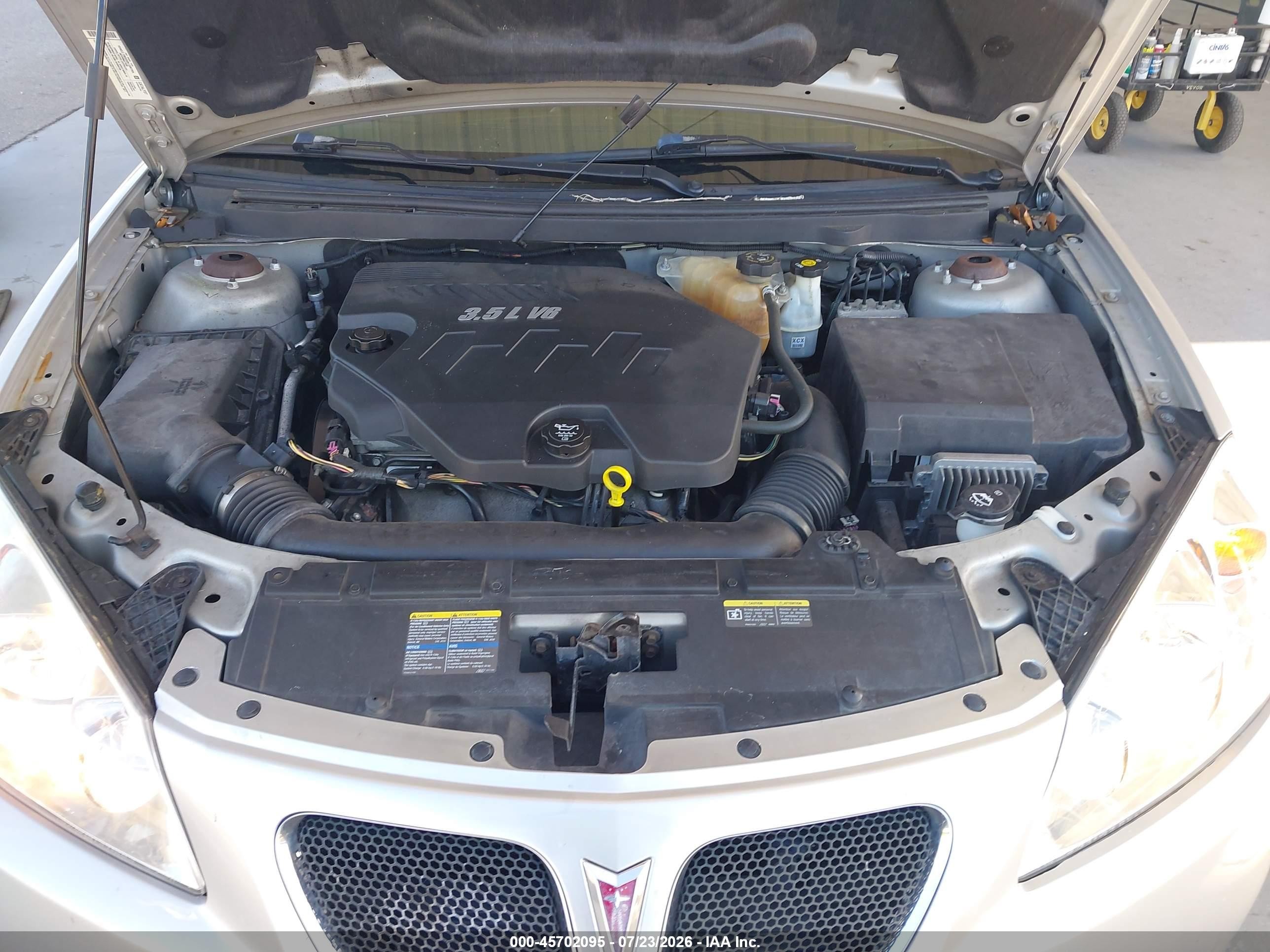 2007 Pontiac G6 Gt Silver vin: 1G2ZH36N574128634