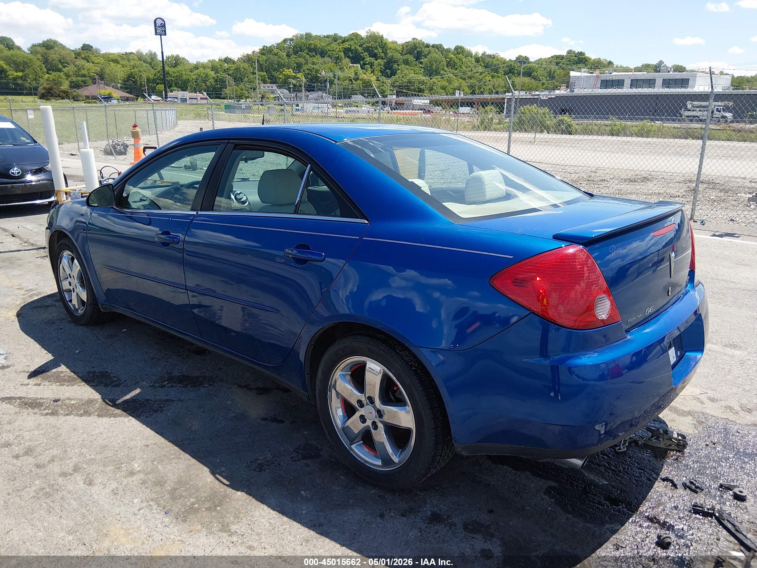 2005 Pontiac G6 Gt Blue vin: 1G2ZH548754162189
