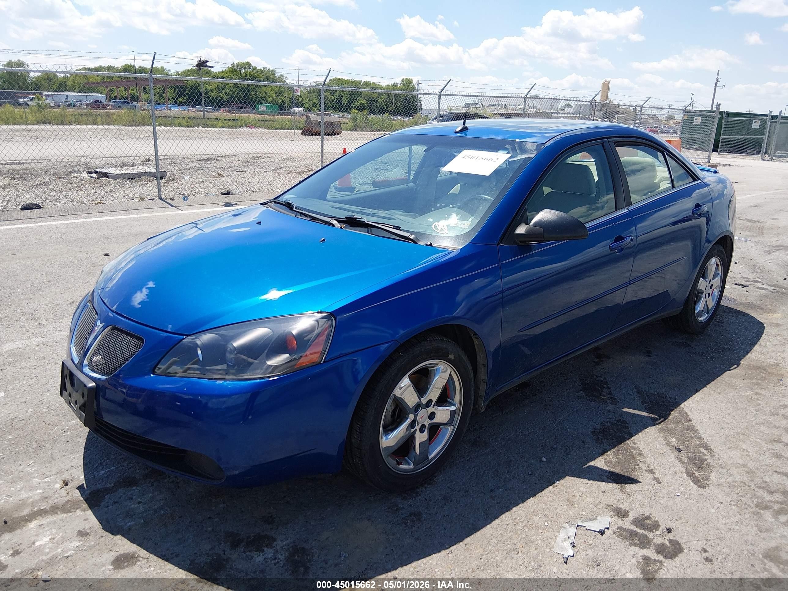 2005 Pontiac G6 Gt Blue vin: 1G2ZH548754162189