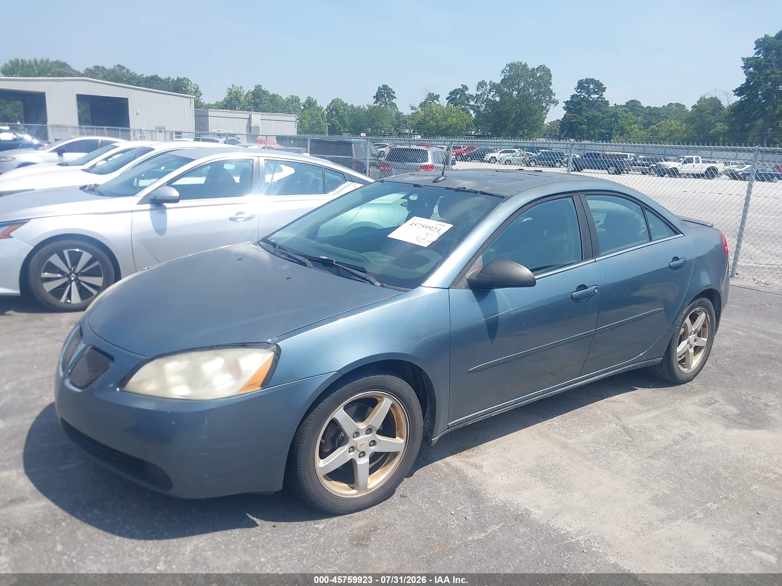 2005 Pontiac G6 Gt Blue vin: 1G2ZH548954130473
