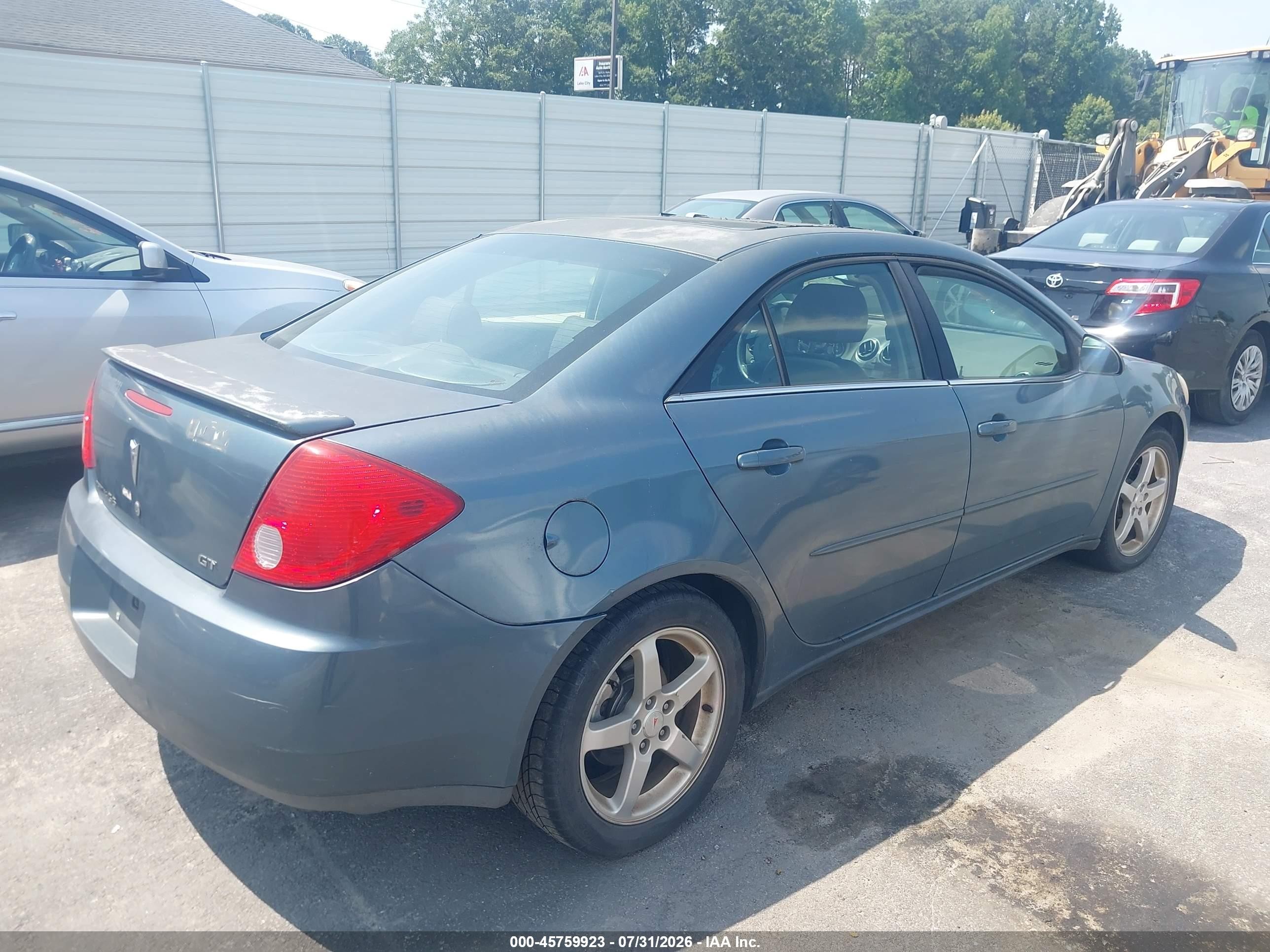 2005 Pontiac G6 Gt Blue vin: 1G2ZH548954130473