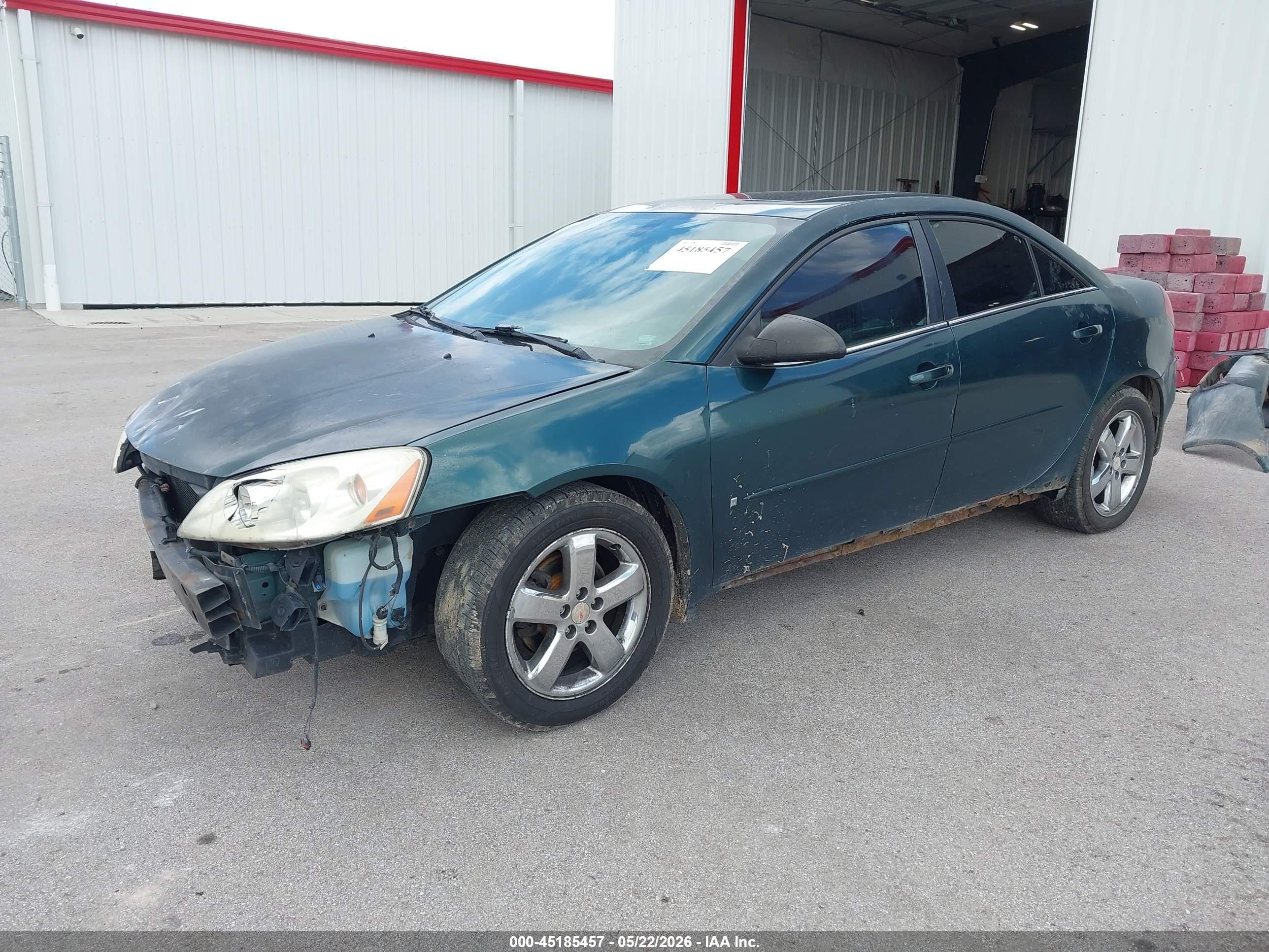 2006 Pontiac G6 Gt Зеленый vin: 1G2ZH558064136193