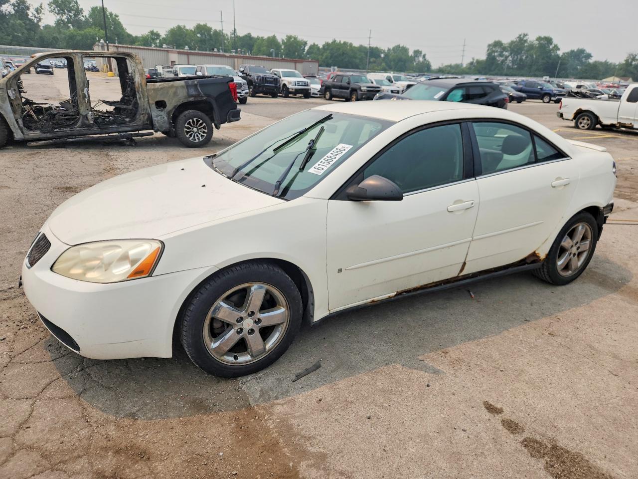 2006 Pontiac G6 Gt White vin: 1G2ZH558264293028