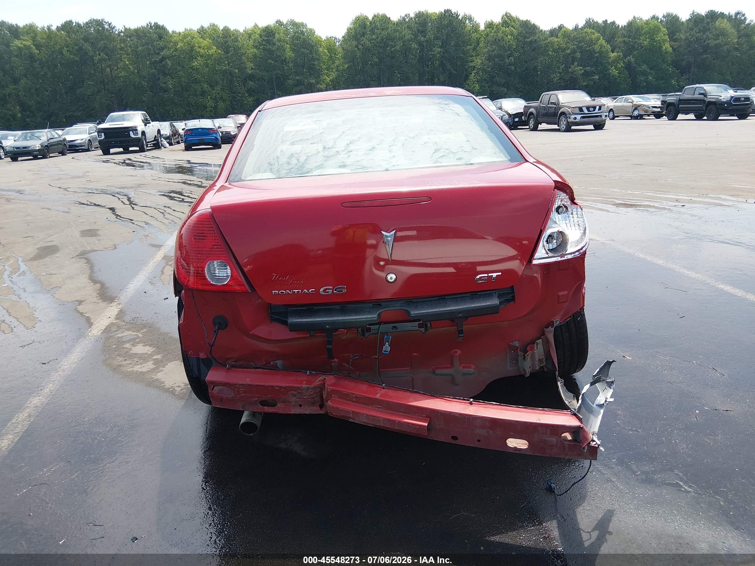 2006 Pontiac G6 Gt Red vin: 1G2ZH558464243151