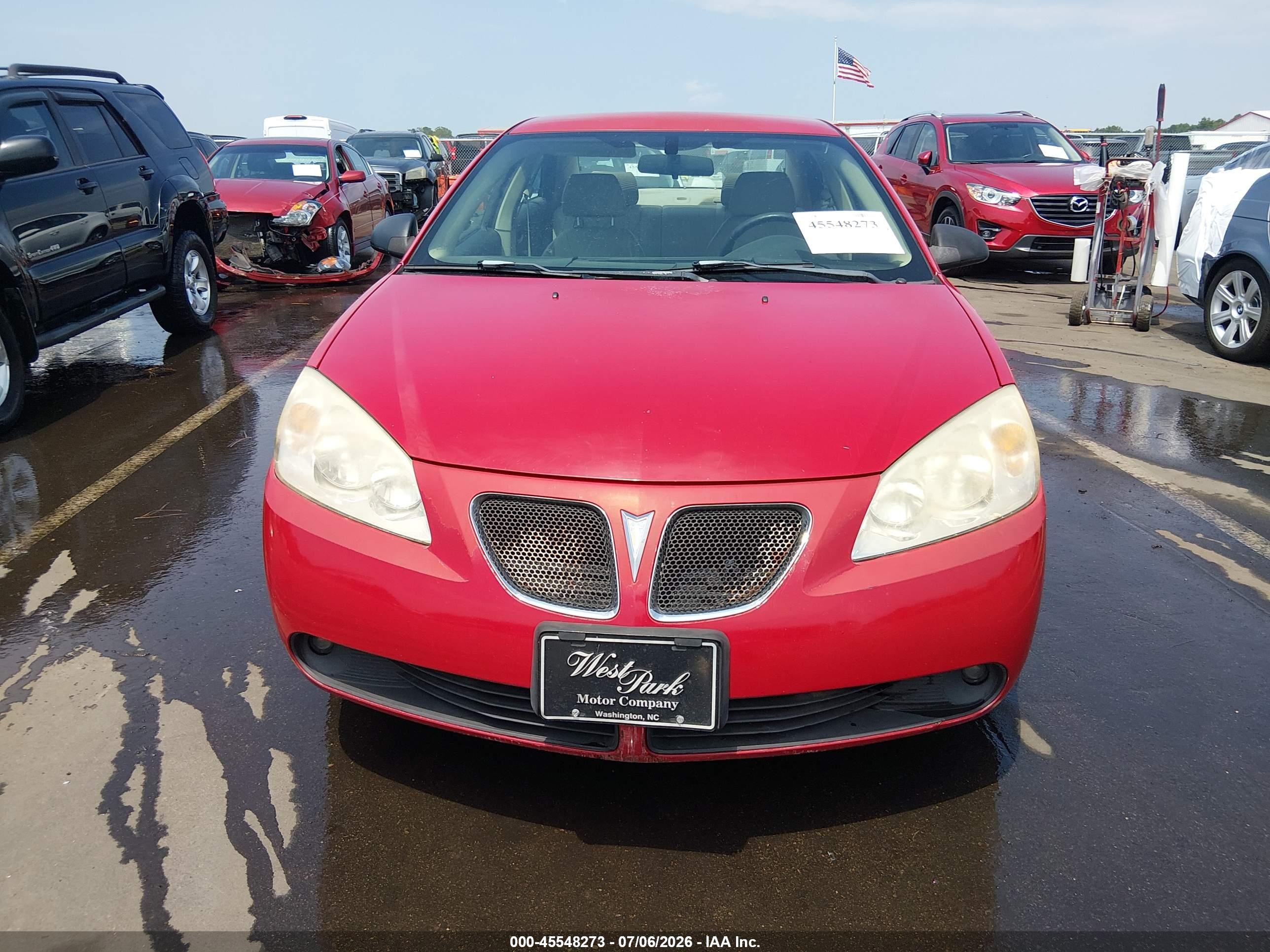 2006 Pontiac G6 Gt Red vin: 1G2ZH558464243151
