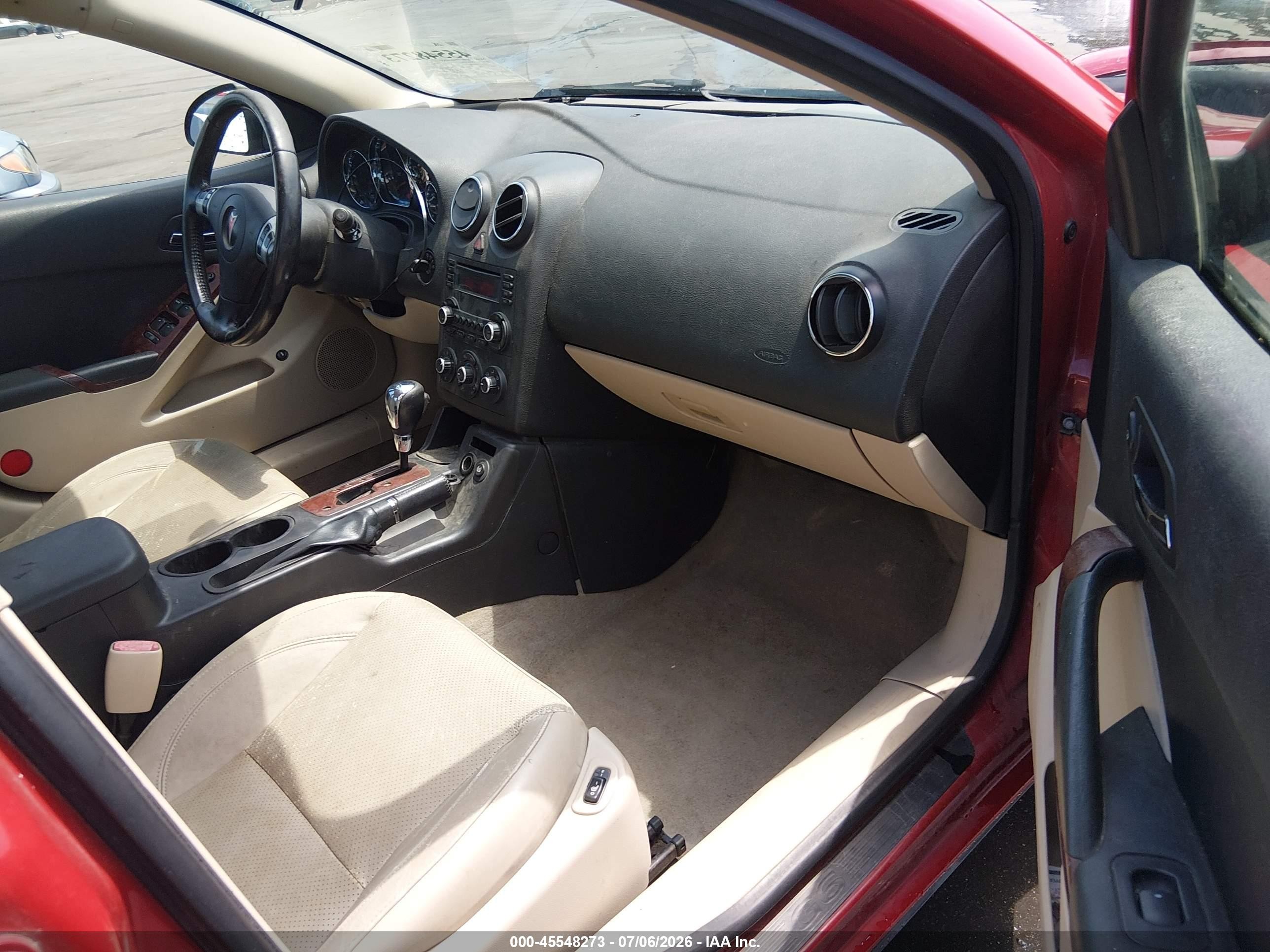 2006 Pontiac G6 Gt Red vin: 1G2ZH558464243151