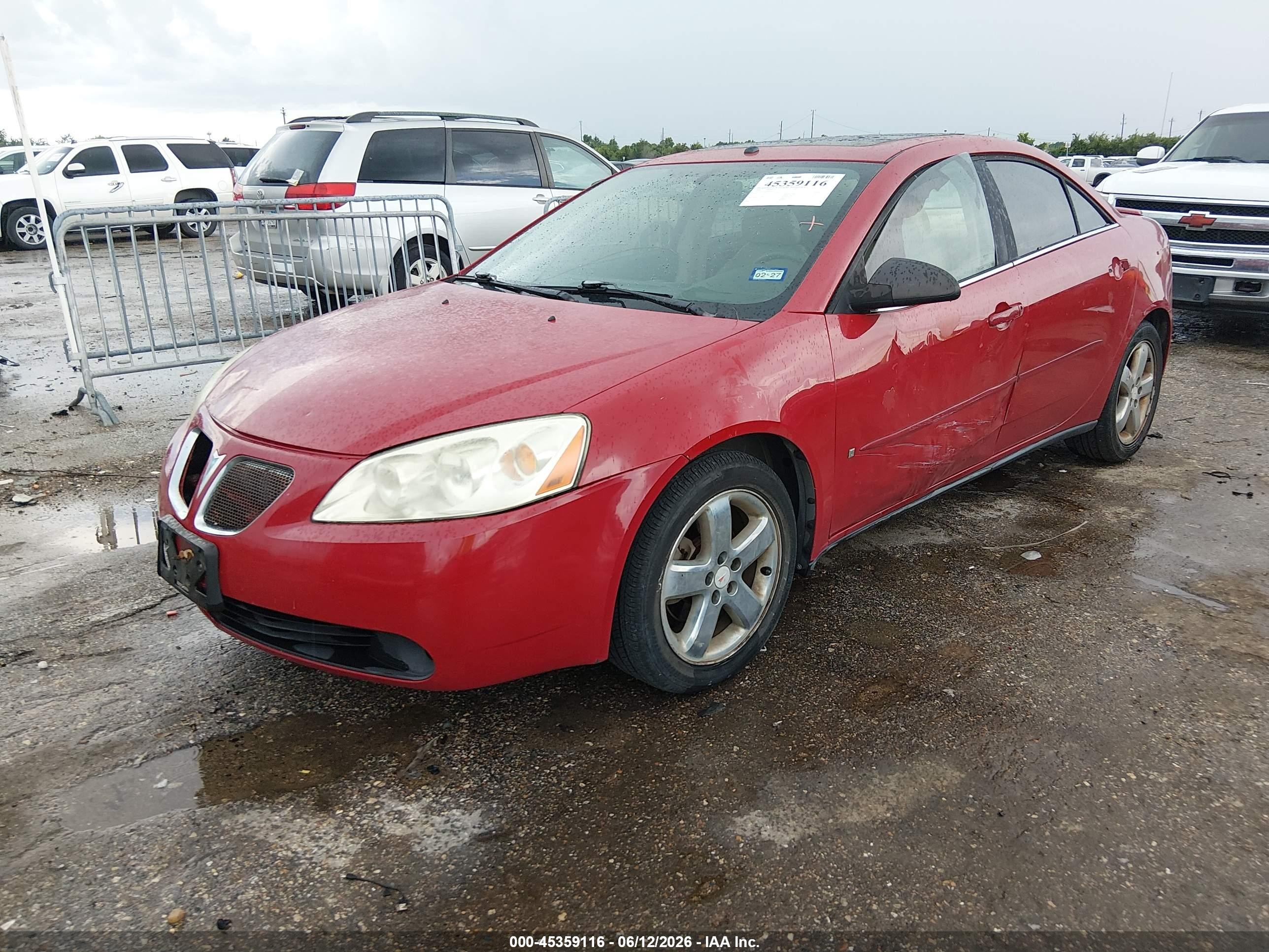 2006 Pontiac G6 Gt Красный vin: 1G2ZH558564194722