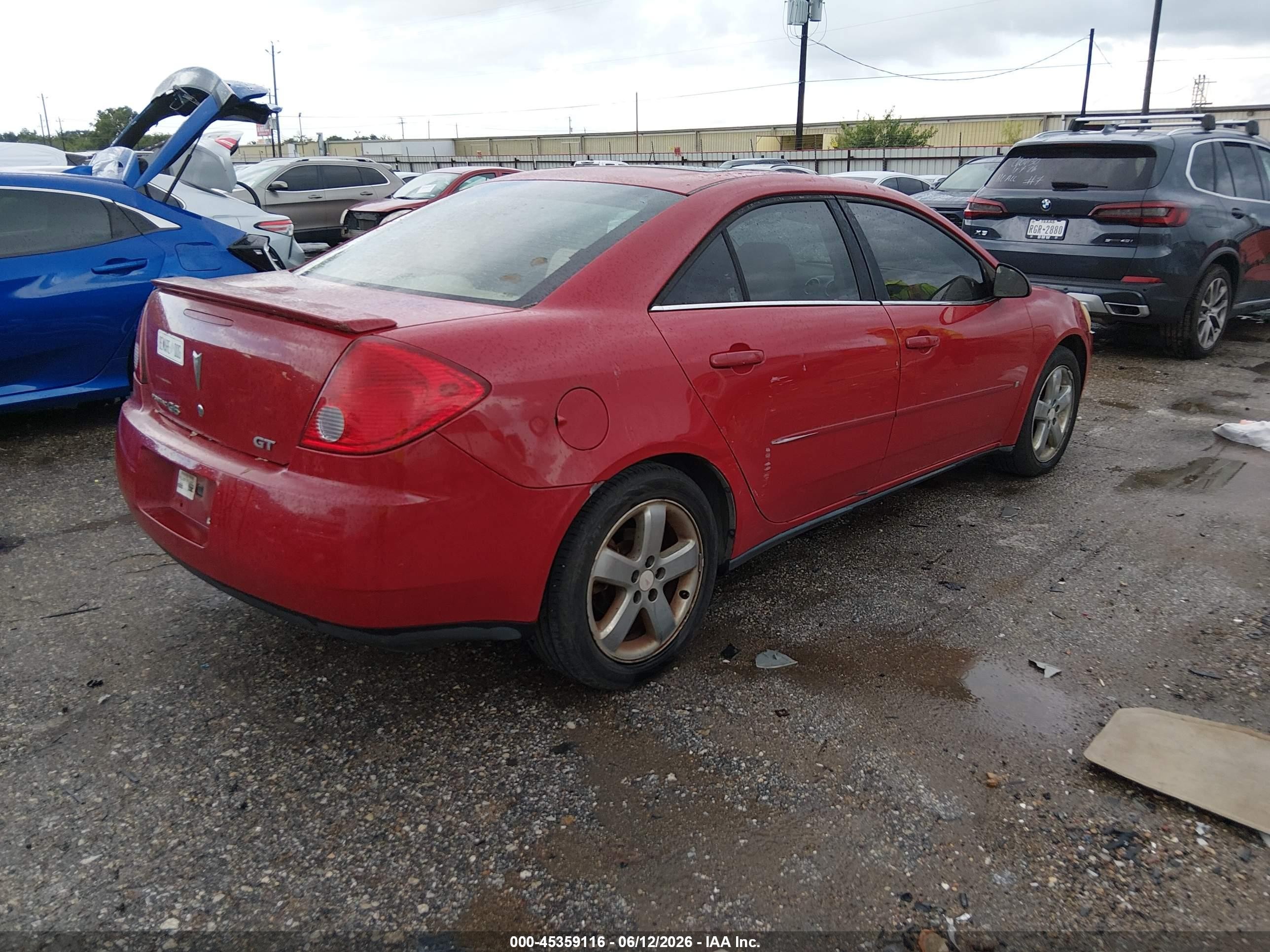 2006 Pontiac G6 Gt Красный vin: 1G2ZH558564194722